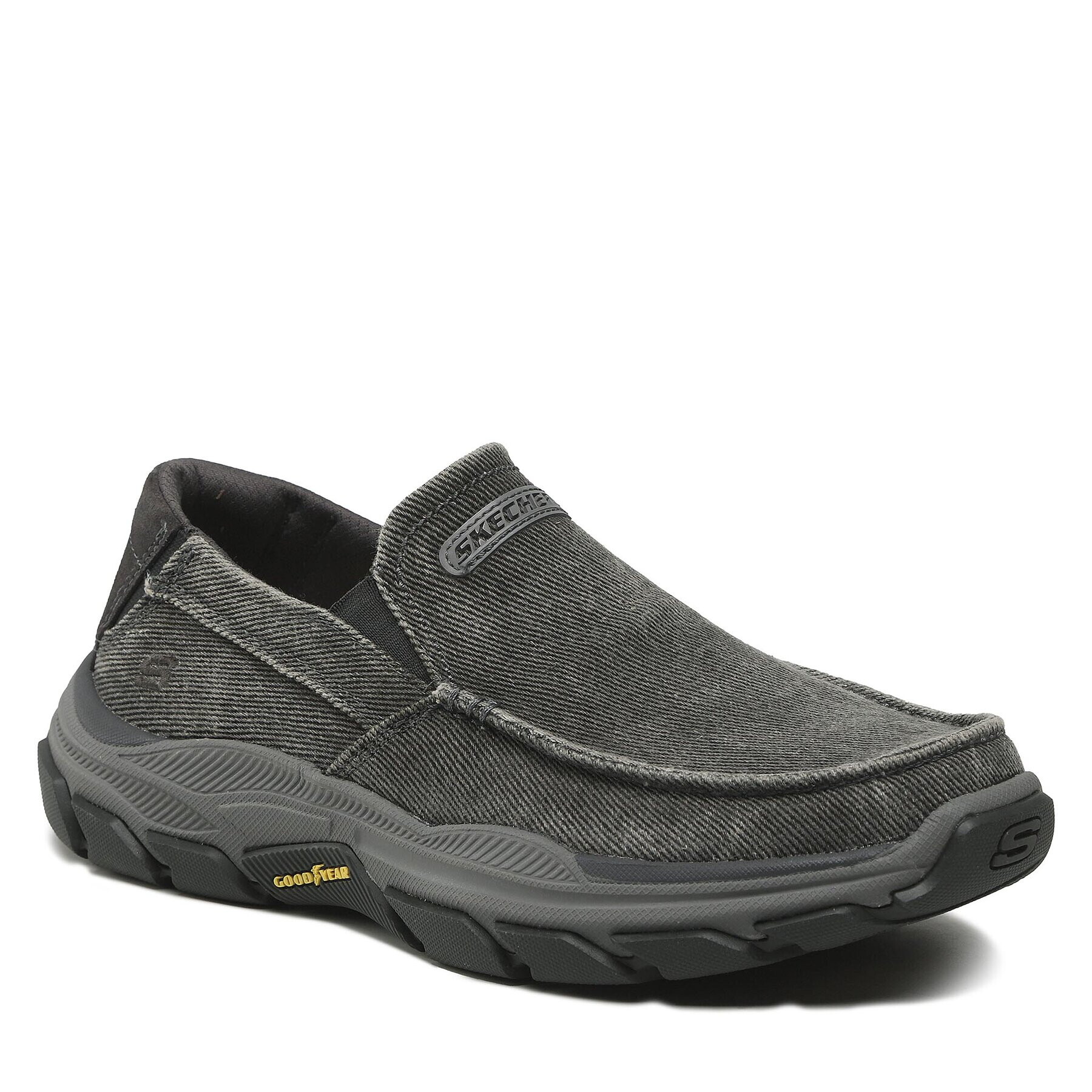 Skechers Polobotky Melbert 204438/CHAR Šedá - Pepit.cz