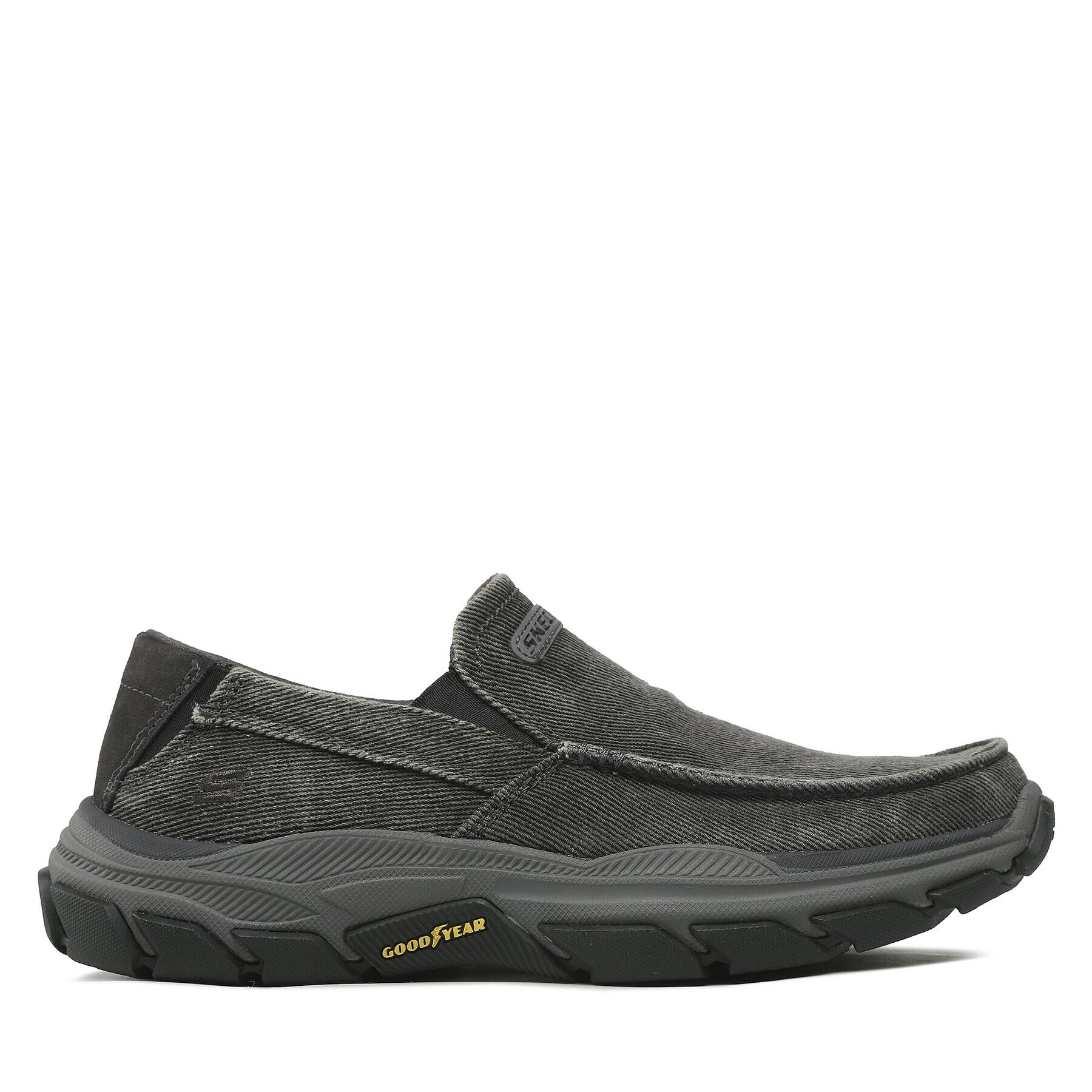 Skechers Polobotky Melbert 204438/CHAR Šedá - Pepit.cz