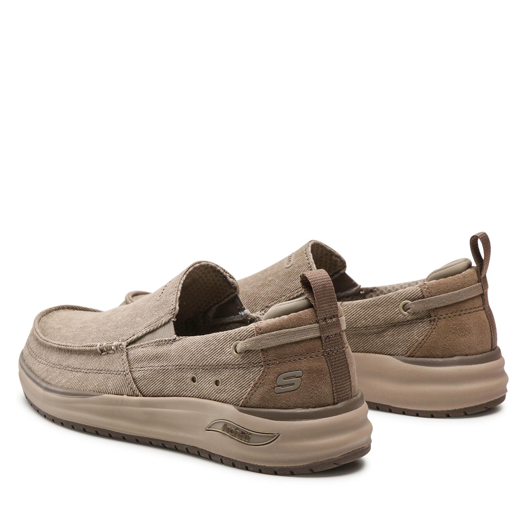 Skechers Polobotky Port Bow 204605/TPE Béžová - Pepit.cz