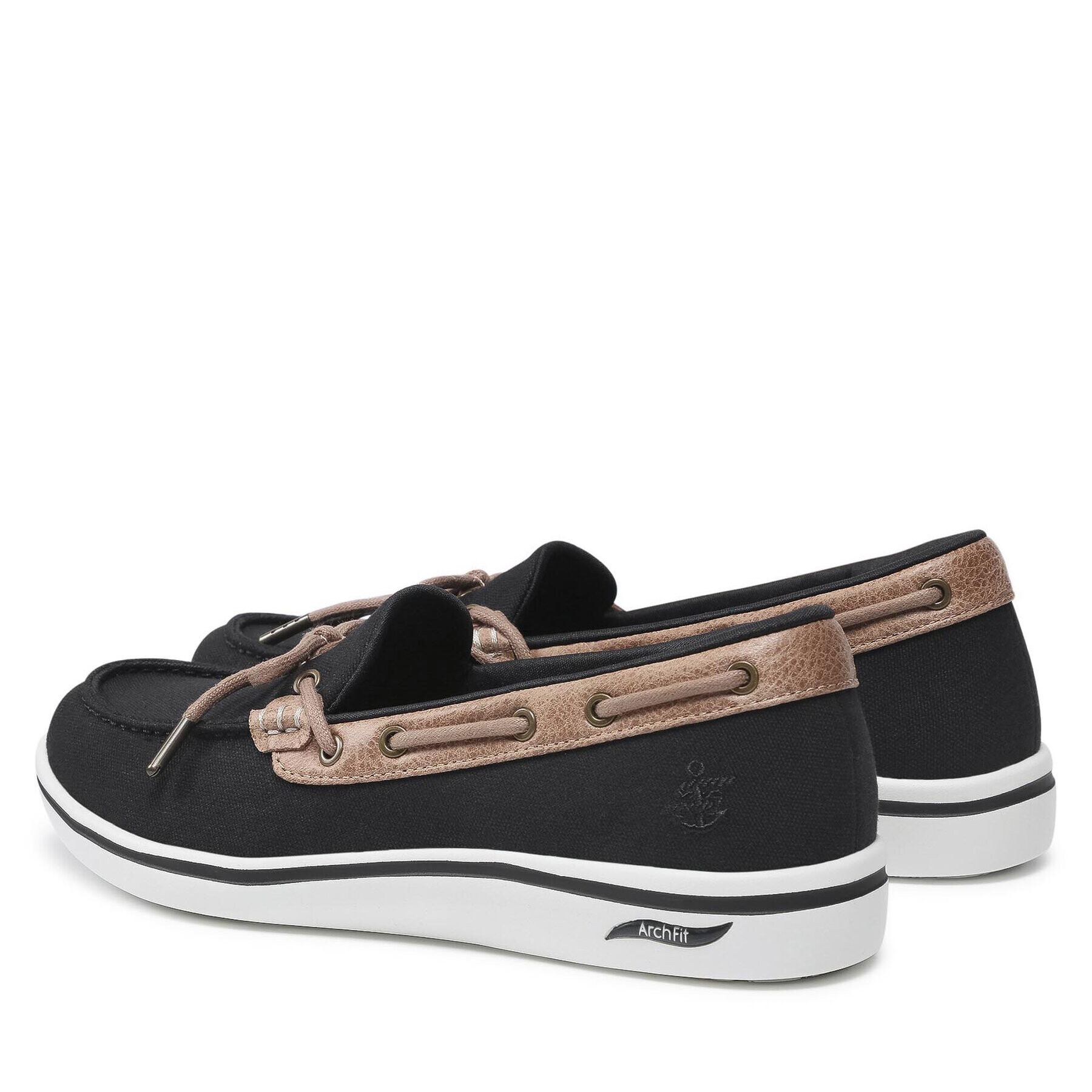 Skechers Polobotky Shoreline 136600/BLK Černá - Pepit.cz