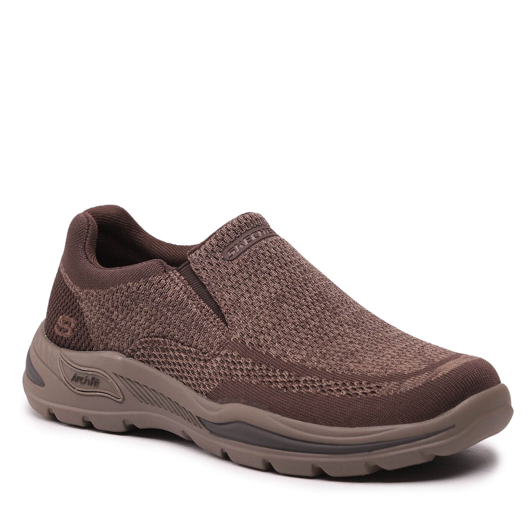 Skechers Polobotky Vaseo 204495/BRN Hnědá - Pepit.cz