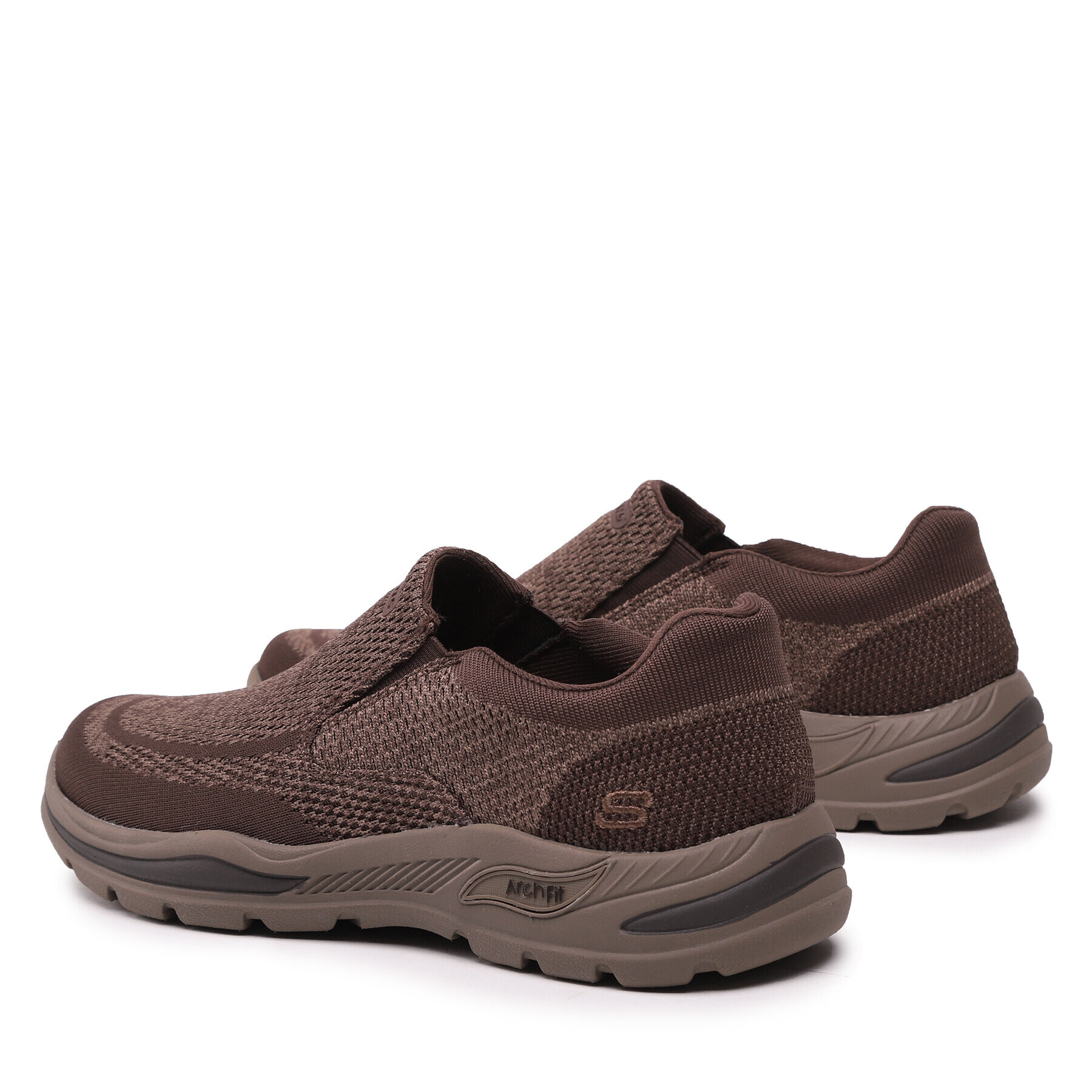 Skechers Polobotky Vaseo 204495/BRN Hnědá - Pepit.cz