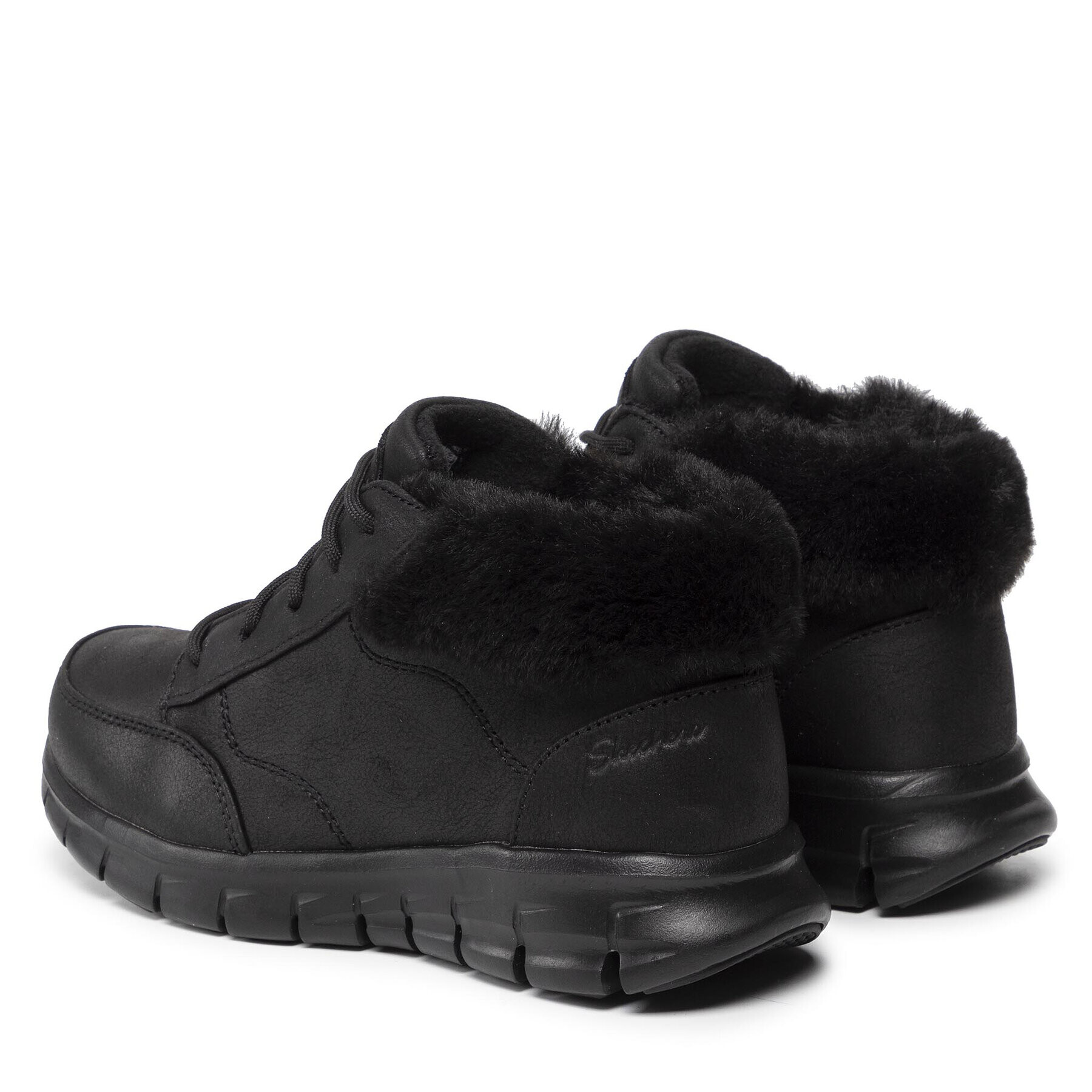 Skechers Polokozačky Warm Seeker 167258/BBK Černá - Pepit.cz