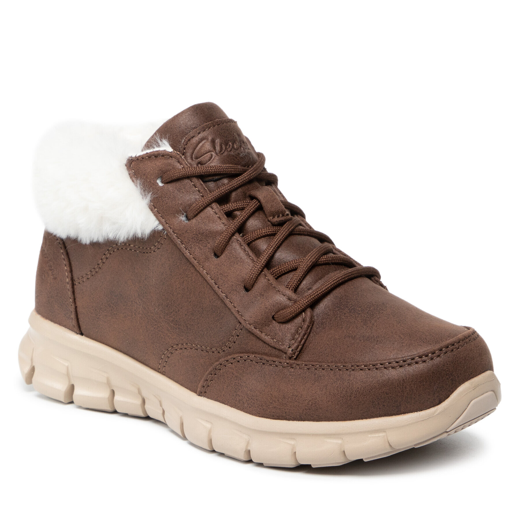 Skechers Polokozačky Warm Seeker 167258/CHOC Hnědá - Pepit.cz