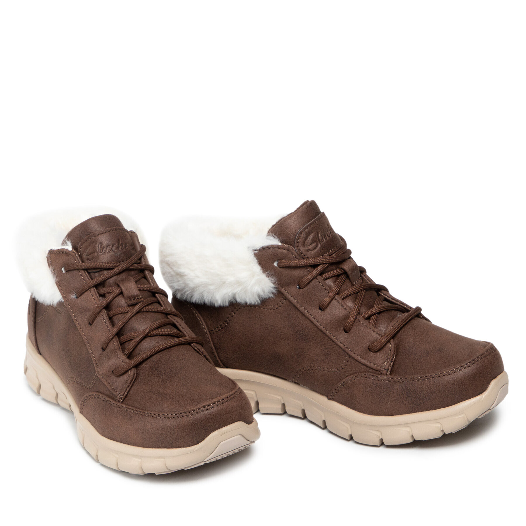 Skechers Polokozačky Warm Seeker 167258/CHOC Hnědá - Pepit.cz