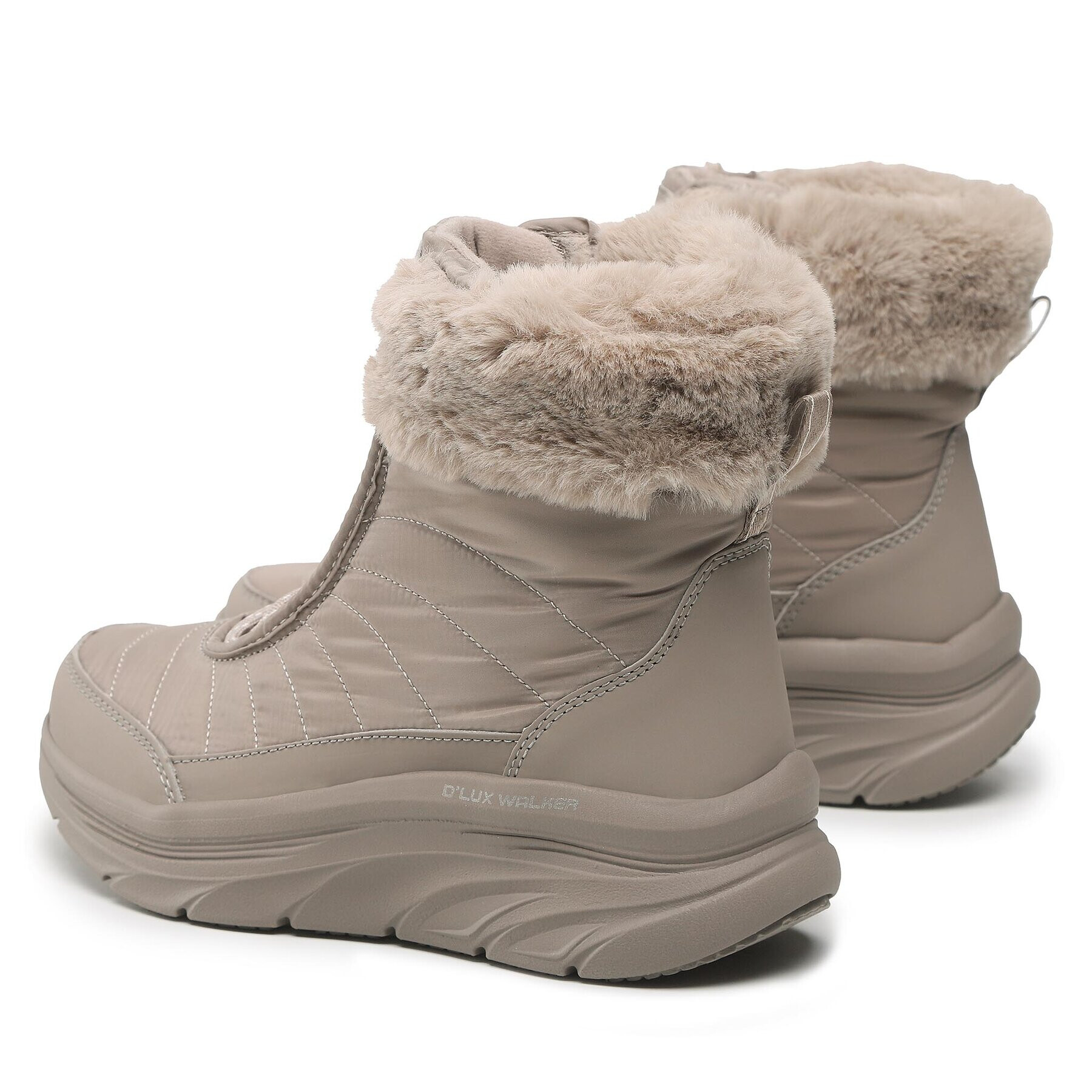 Skechers Polokozačky Winter Solstice 167388/DKTP Šedá - Pepit.cz