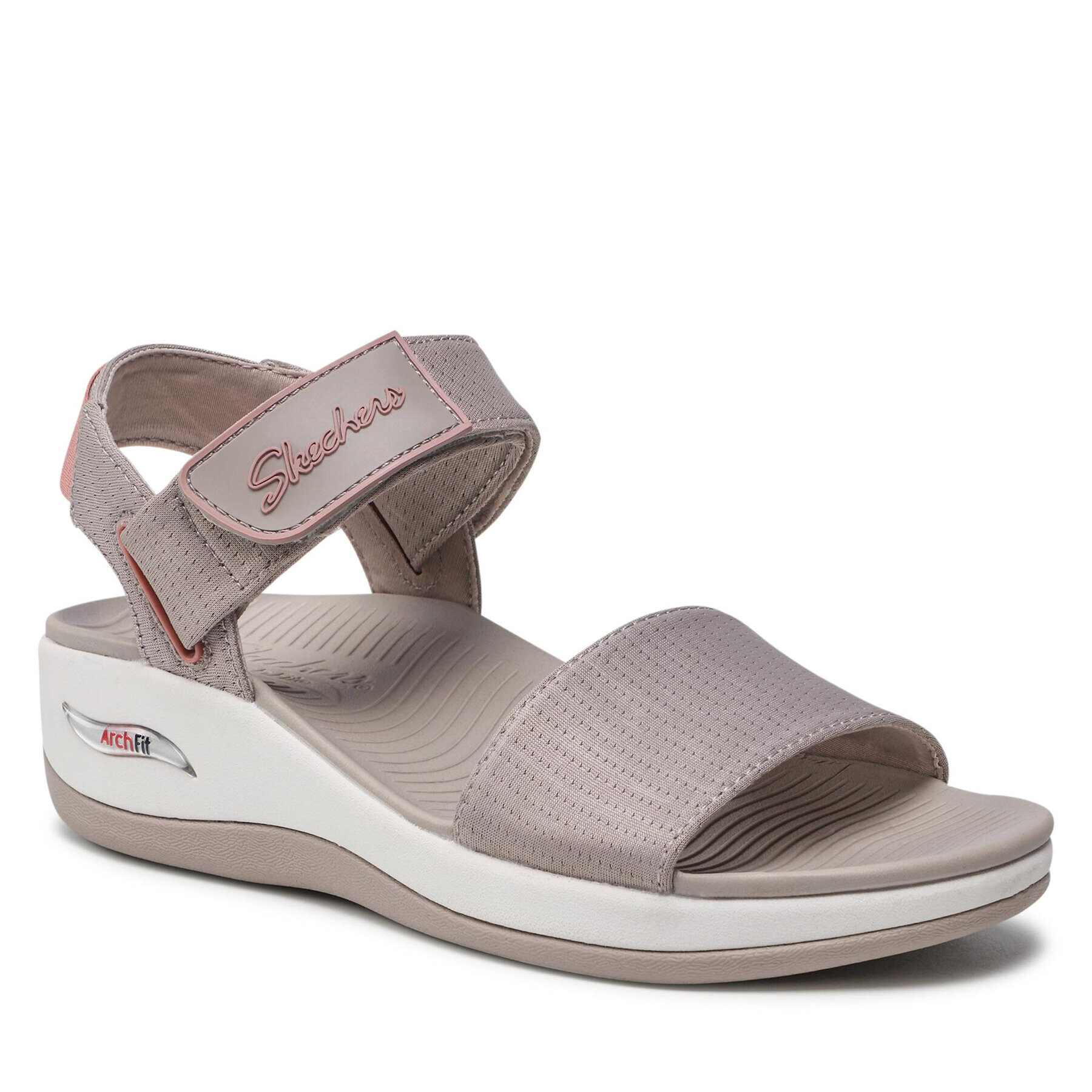 Skechers Sandály Arch Fit Sunshine 163310/TPPK Šedá - Pepit.cz