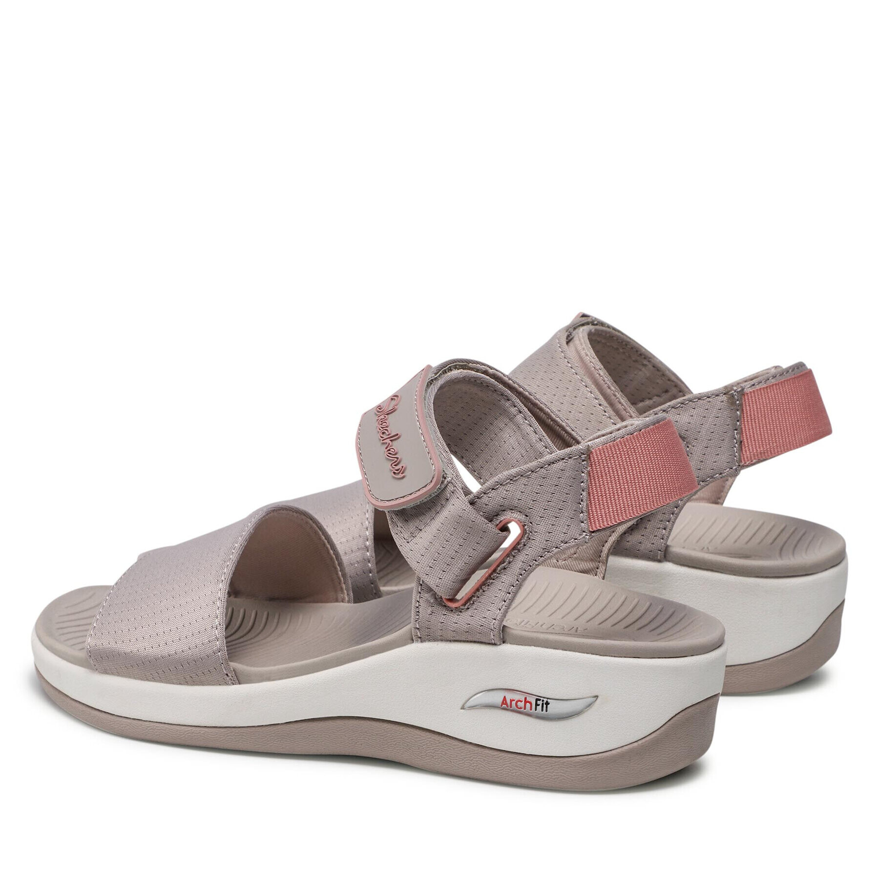 Skechers Sandály Arch Fit Sunshine 163310/TPPK Šedá - Pepit.cz