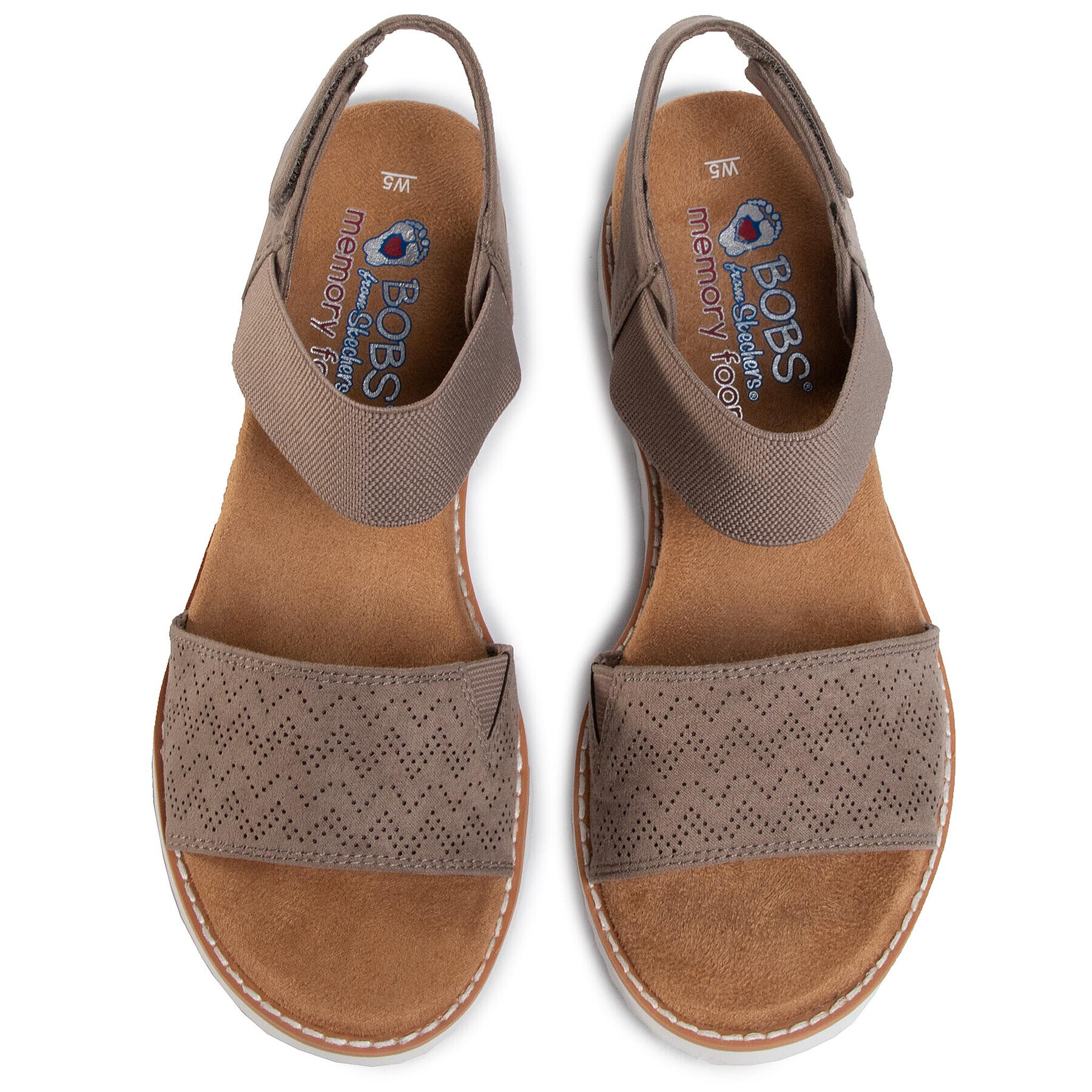 Skechers Sandály BOBS Desert Kiss 31440/TPE Hnědá - Pepit.cz