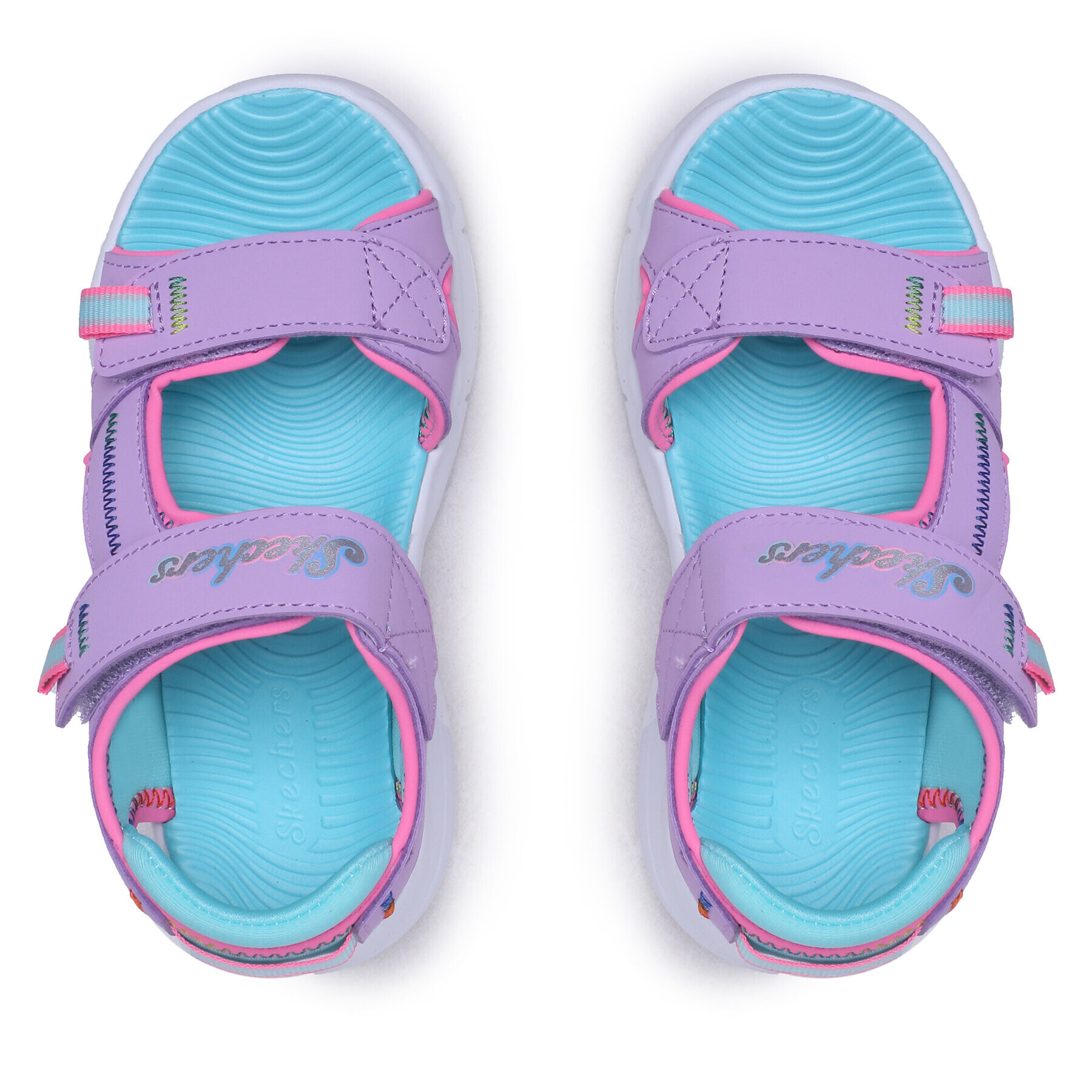 Skechers Sandály Flex Splash Vibrant Mood 302984L Fialová - Pepit.cz