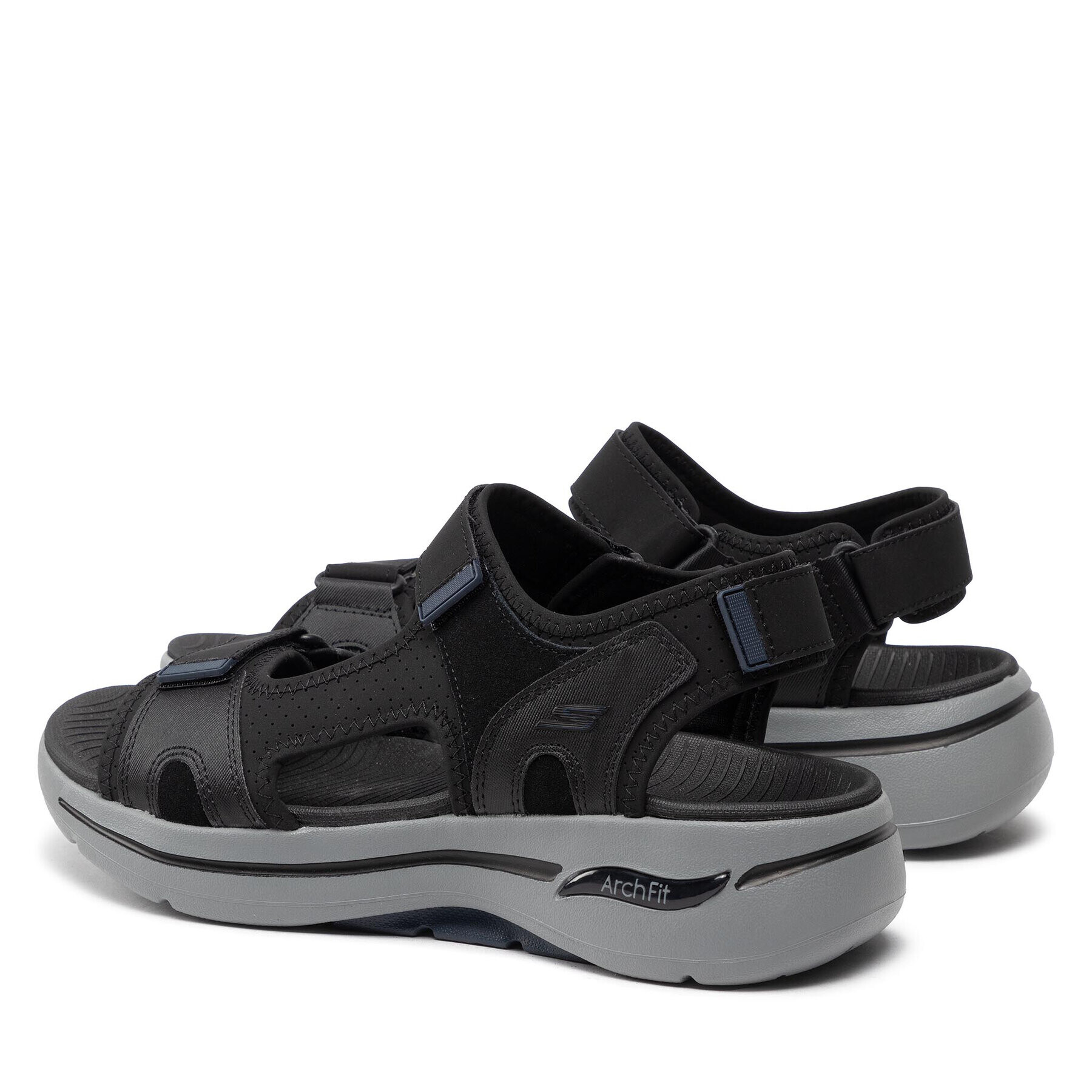 Skechers Sandály Go Walk Arch Fit Sandal 229021/BKNV Černá - Pepit.cz