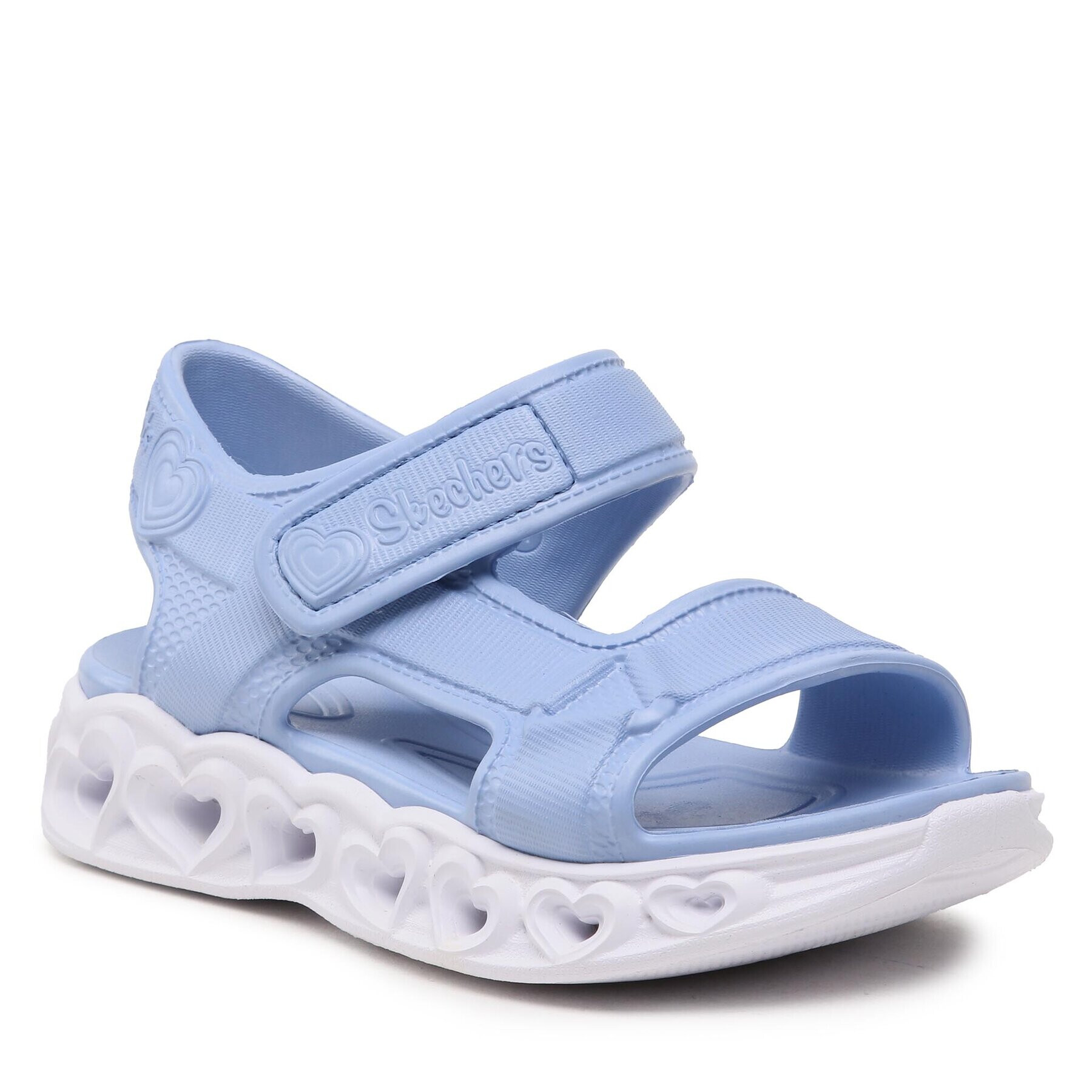 Skechers Sandály Heart Lights Sandals Always Flashy 308045L Modrá - Pepit.cz