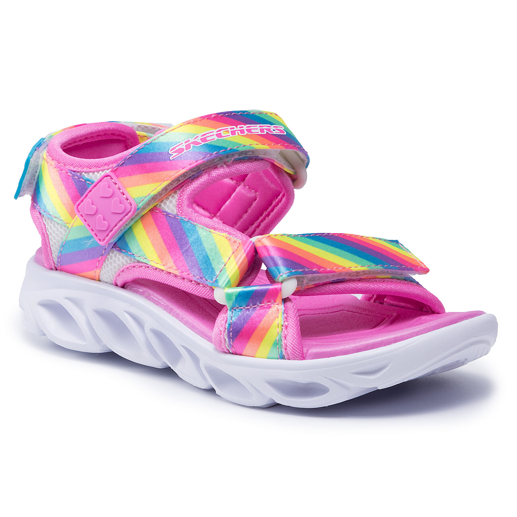 Skechers Sandály Rainbow Lights 20218L/MLT Růžová - Pepit.cz