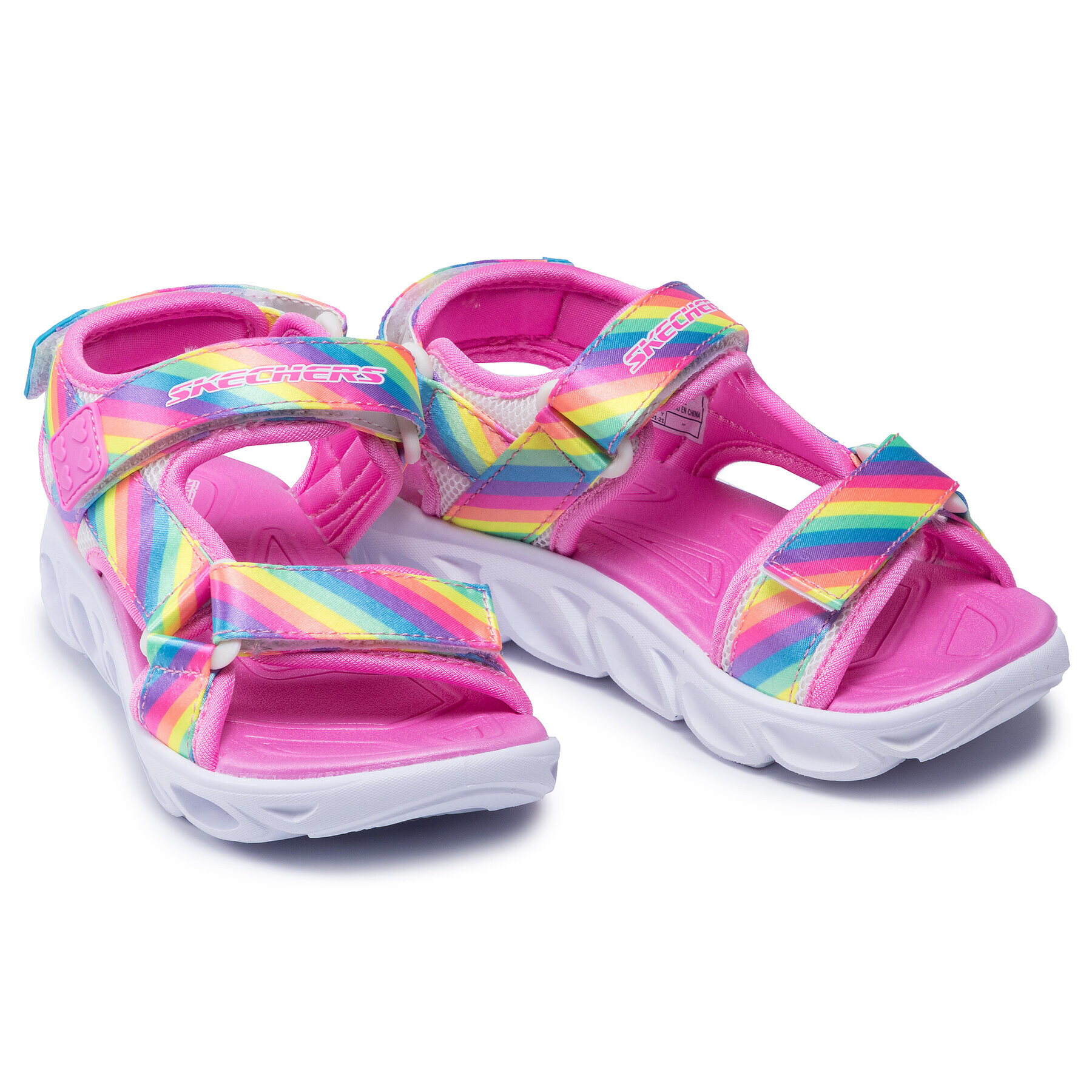 Skechers Sandály Rainbow Lights 20218L/MLT Růžová - Pepit.cz