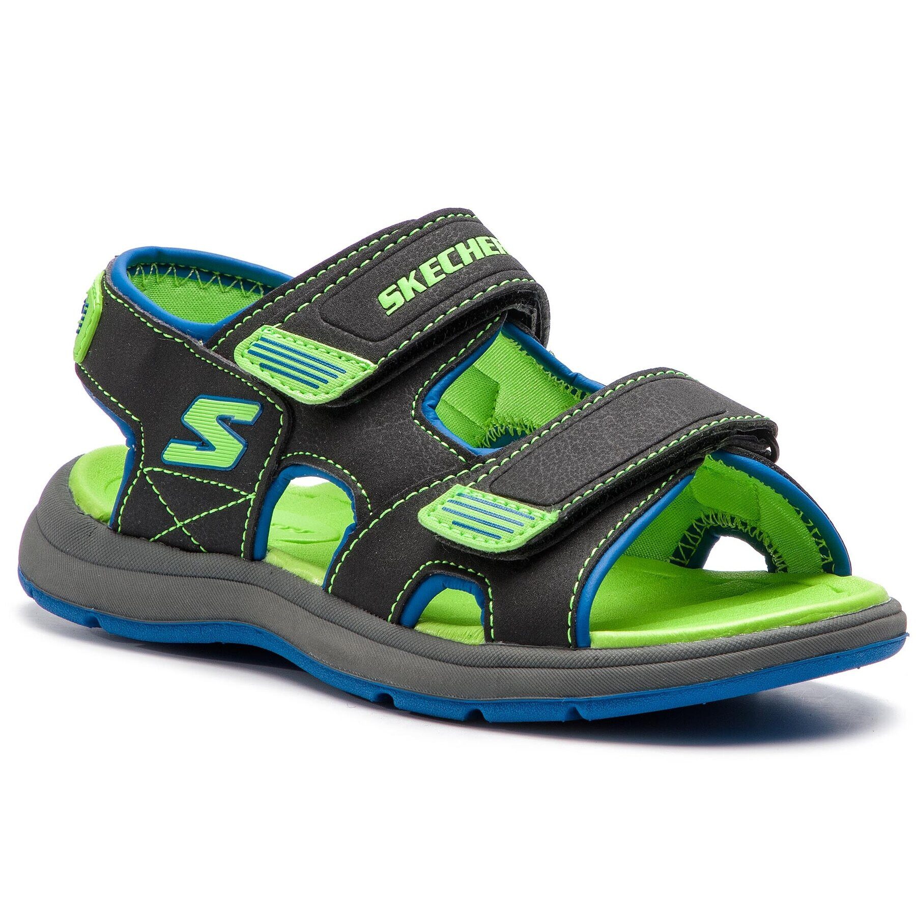 Skechers Sandály Sun Spurt 97125L/BBLM Černá - Pepit.cz