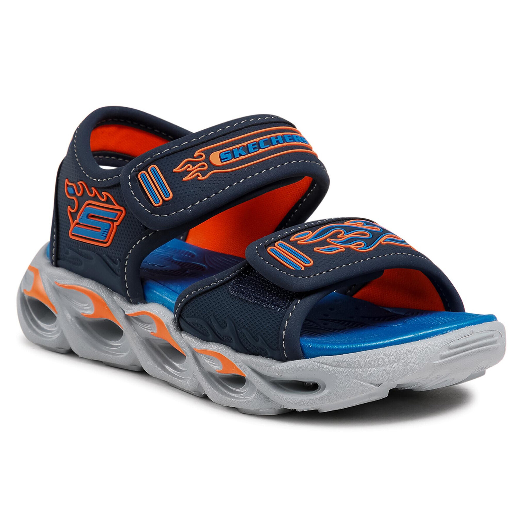 Skechers Sandály Thermo-Splash 400109L/NVOR Tmavomodrá - Pepit.cz