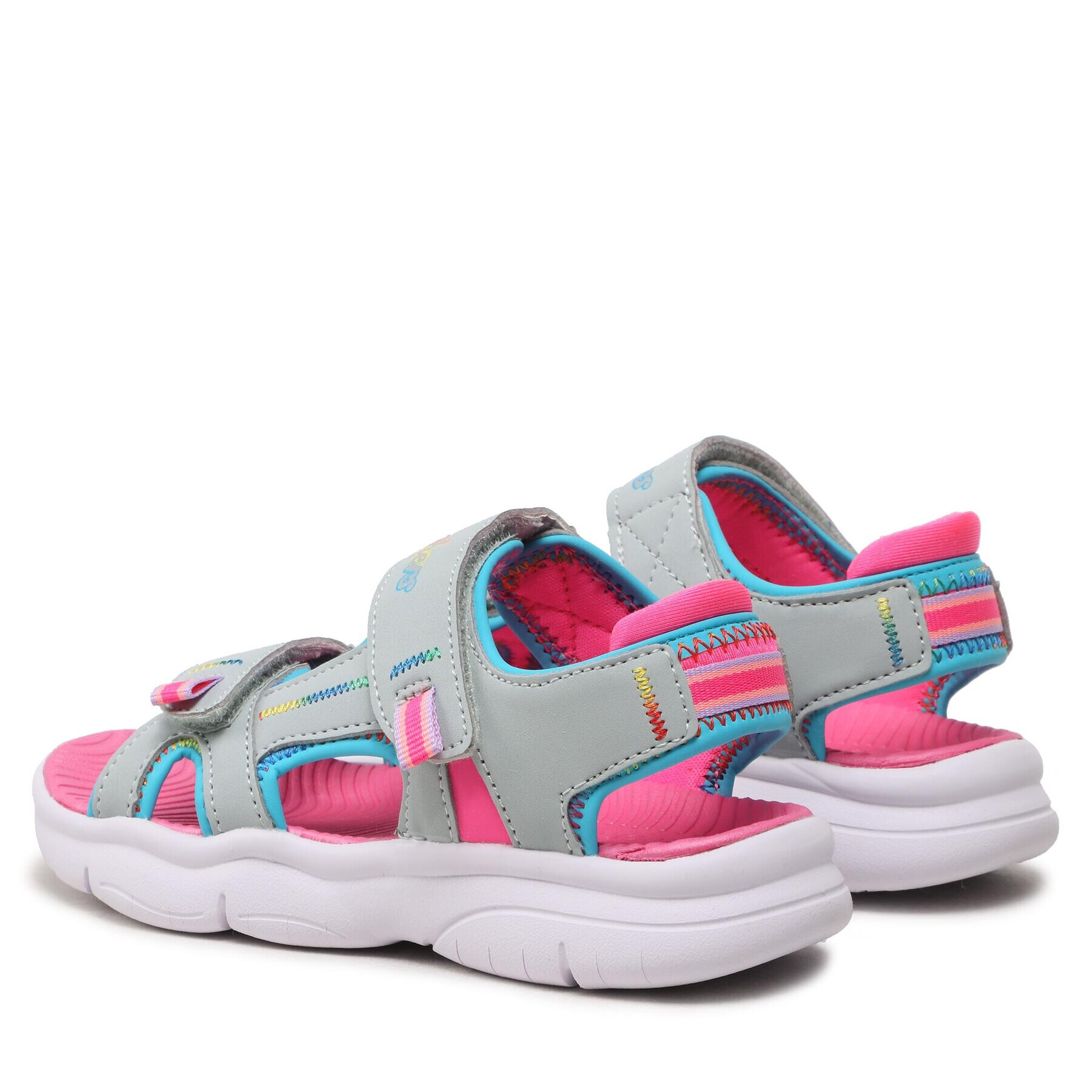 Skechers Sandály Vibrant Mood 302984L/SLPK Šedá - Pepit.cz