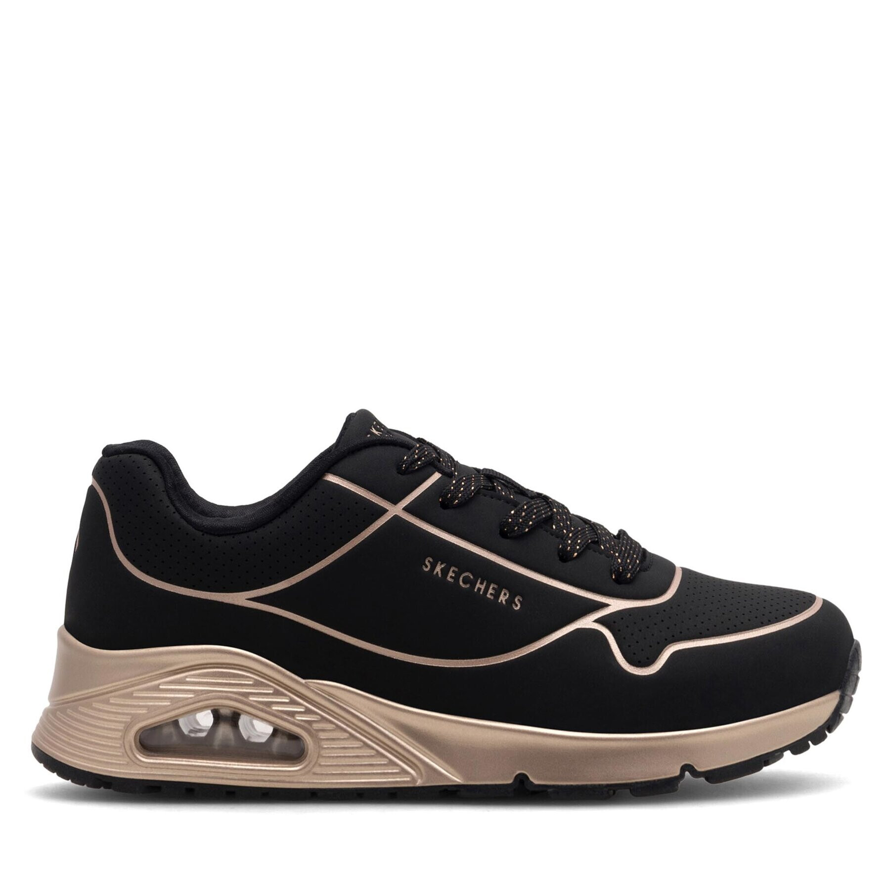 Skechers Sneakersy 310538L-BKRG Černá - Pepit.cz