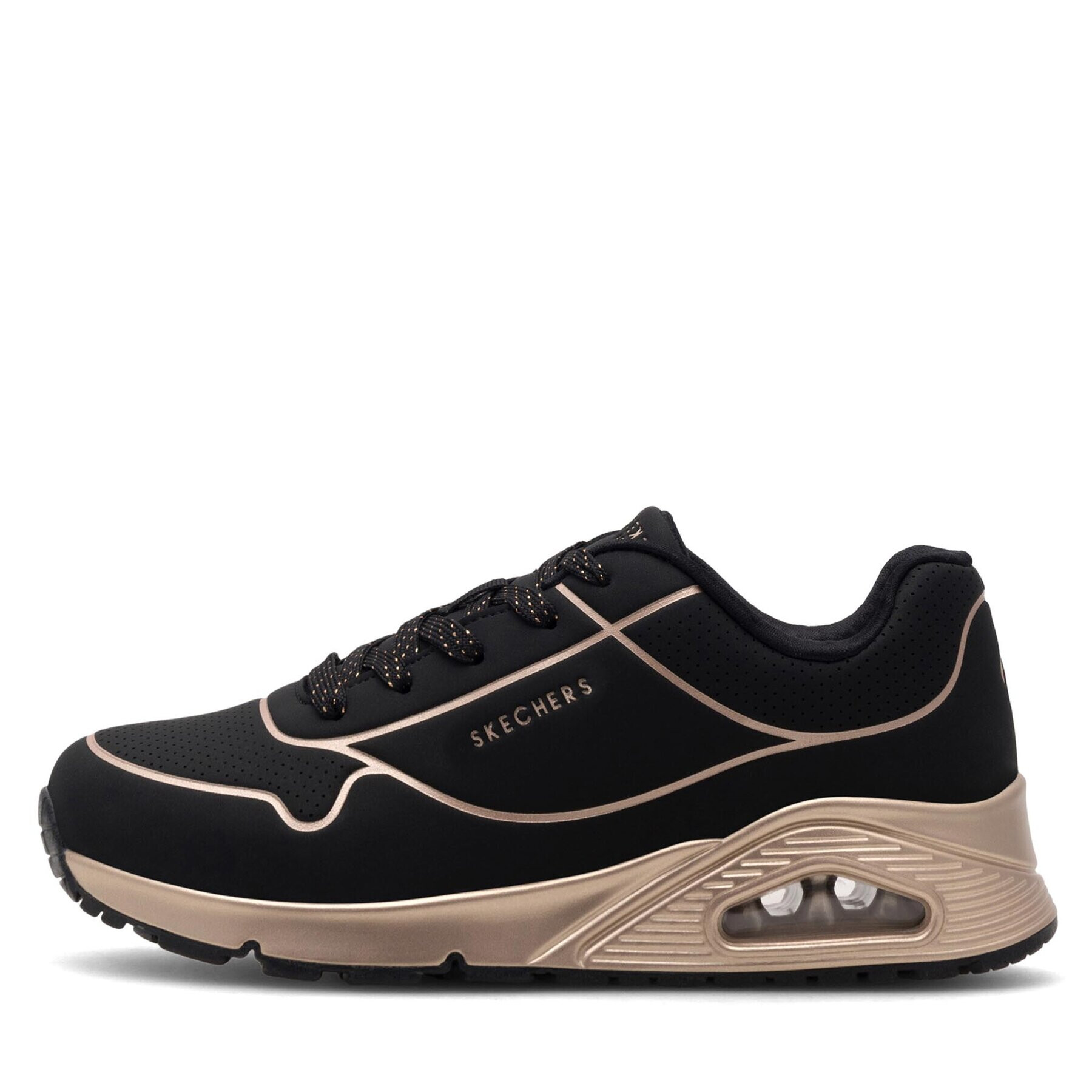 Skechers Sneakersy 310538L-BKRG Černá - Pepit.cz