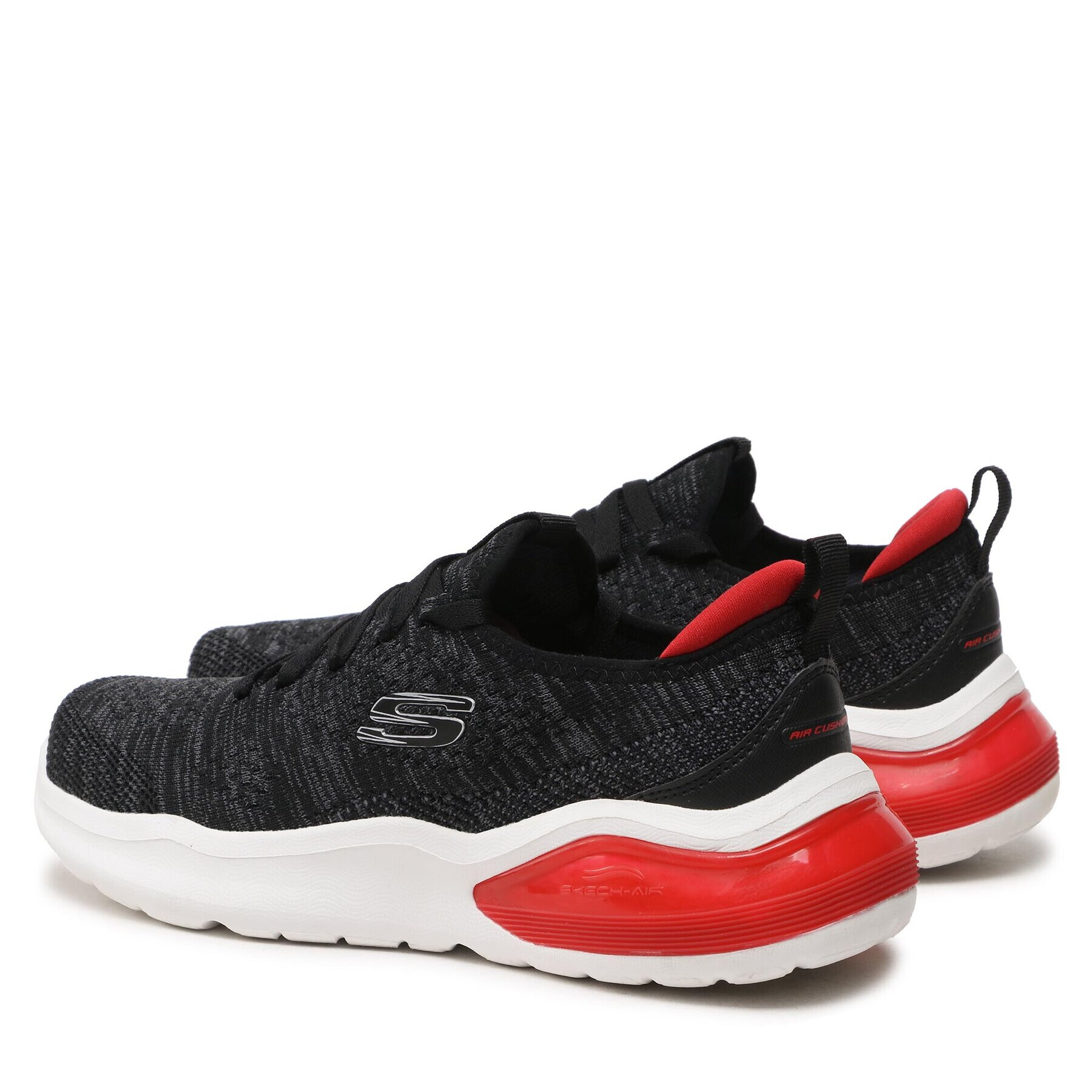 Skechers Sneakersy Air Cushioning 232561/BKRD Černá - Pepit.cz