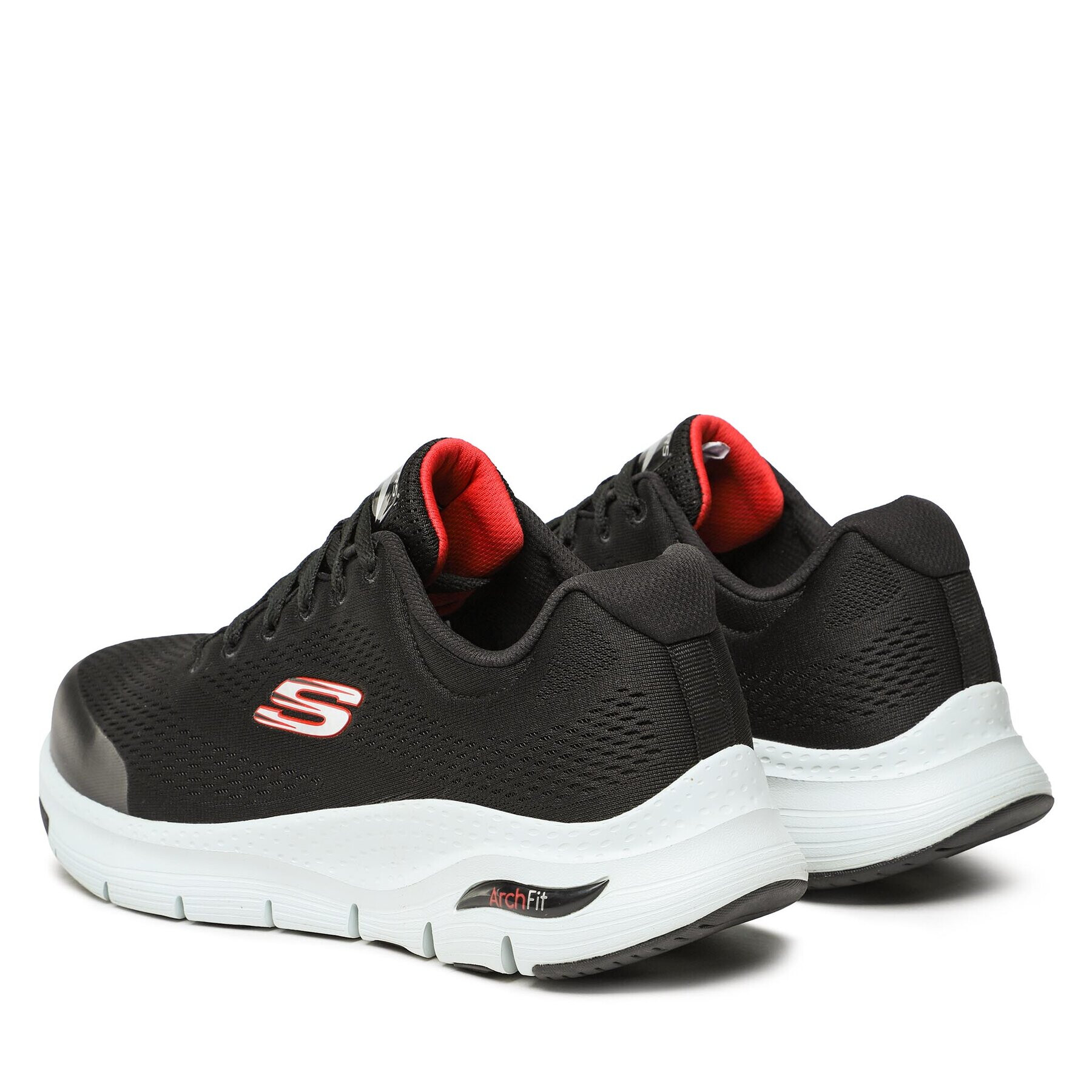 Skechers Sneakersy Arch Fit 232040WW/BKRD Černá - Pepit.cz