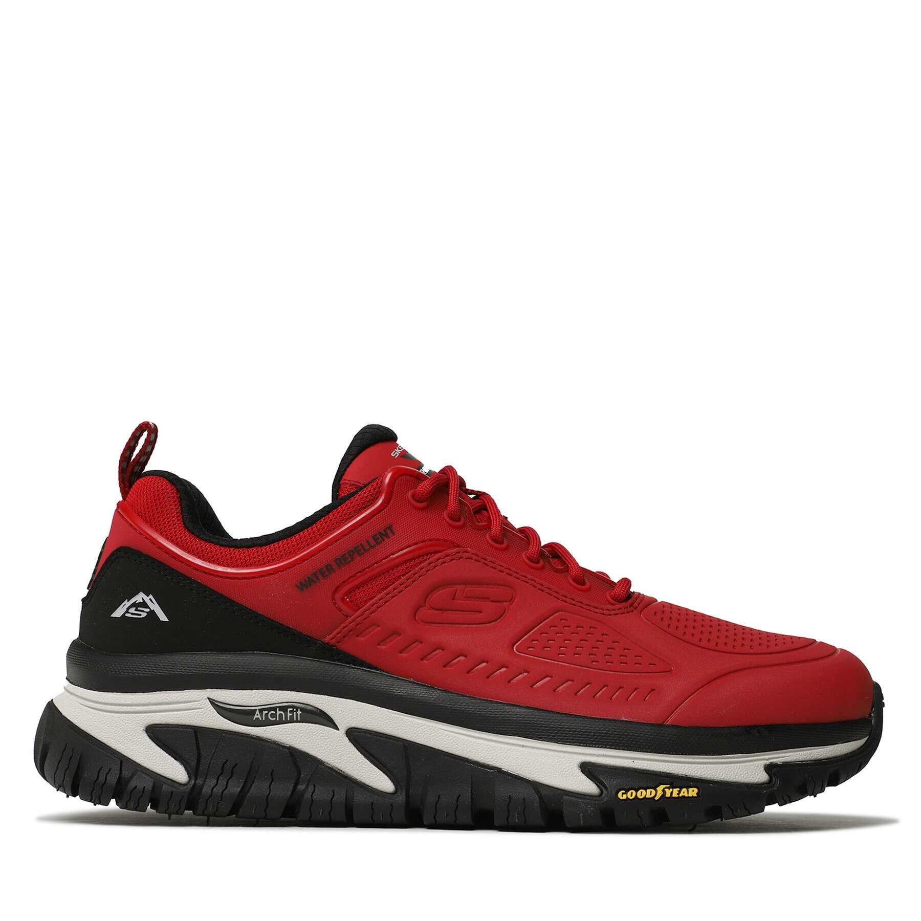 Skechers Sneakersy Arch Fit Road Walker Červená - Pepit.cz