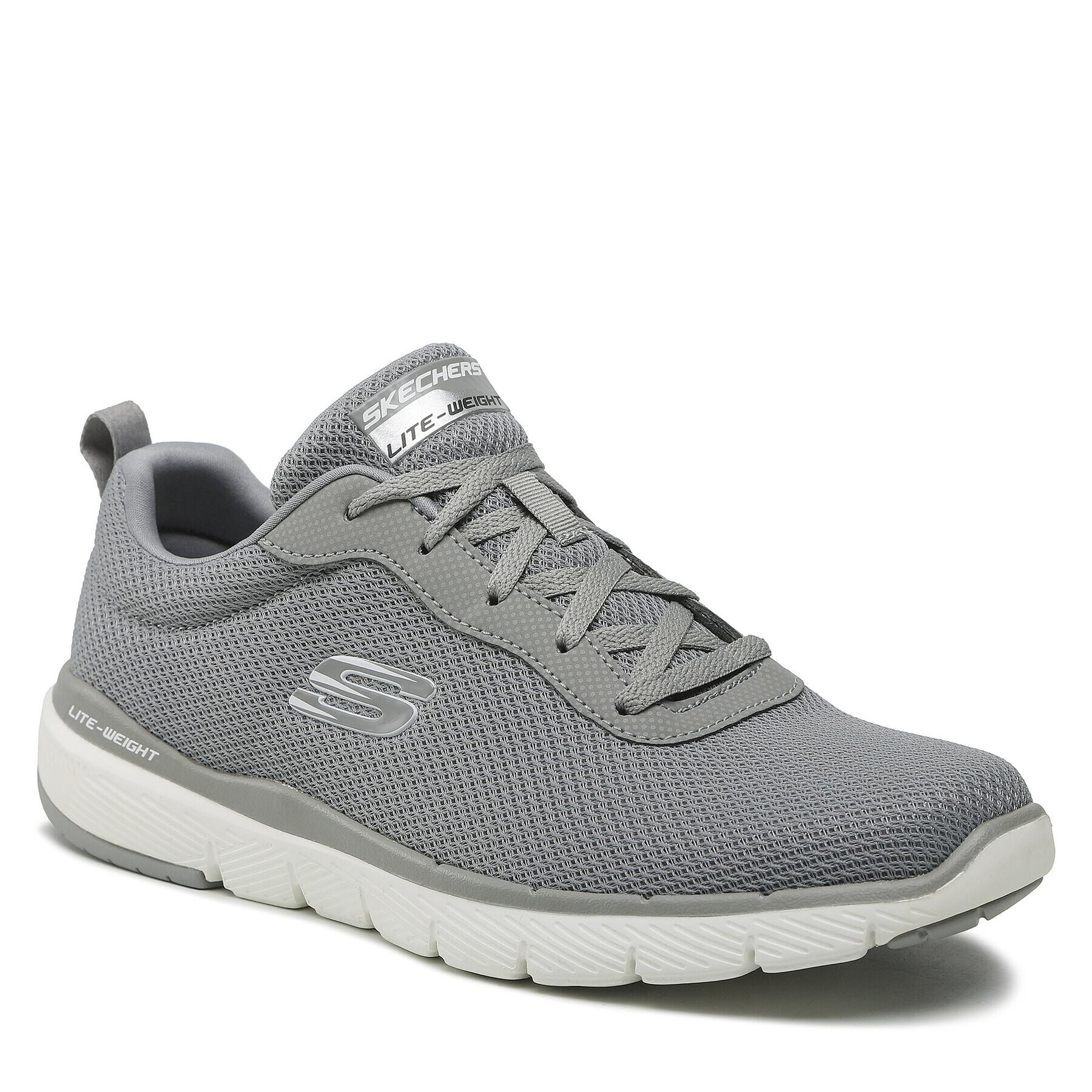 Skechers Sneakersy Base Line 232073/GRY Šedá - Pepit.cz