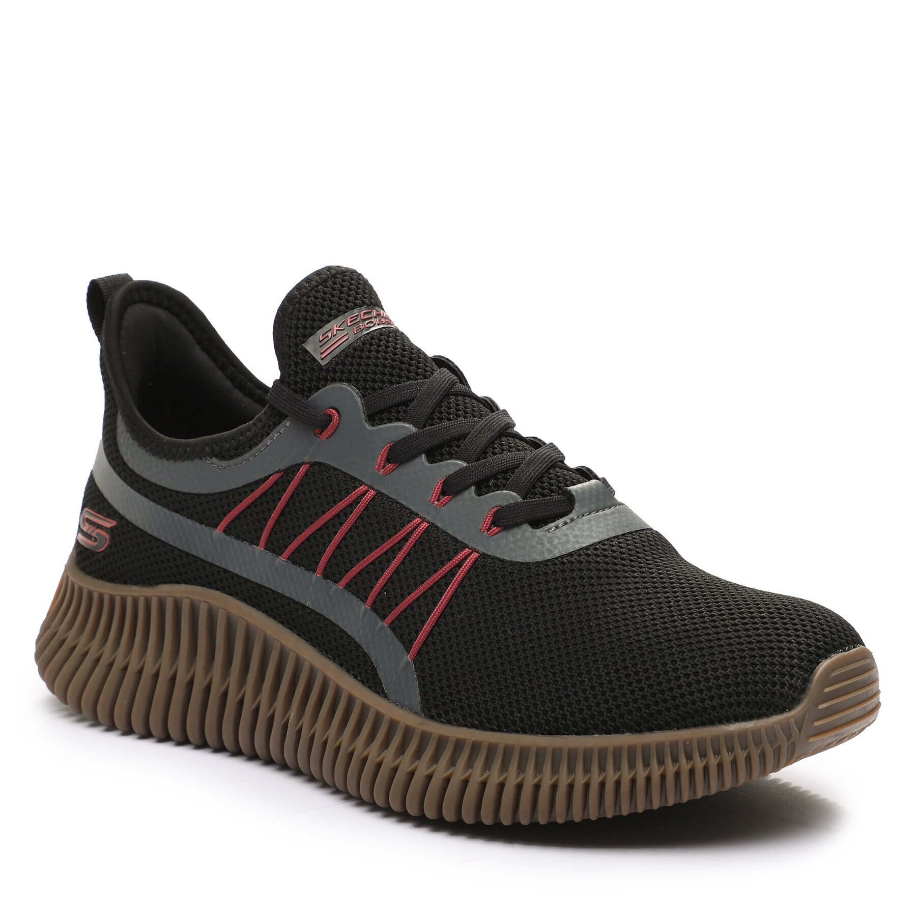 Skechers Sneakersy BOBS Geo 118171/BKMT Černá - Pepit.cz