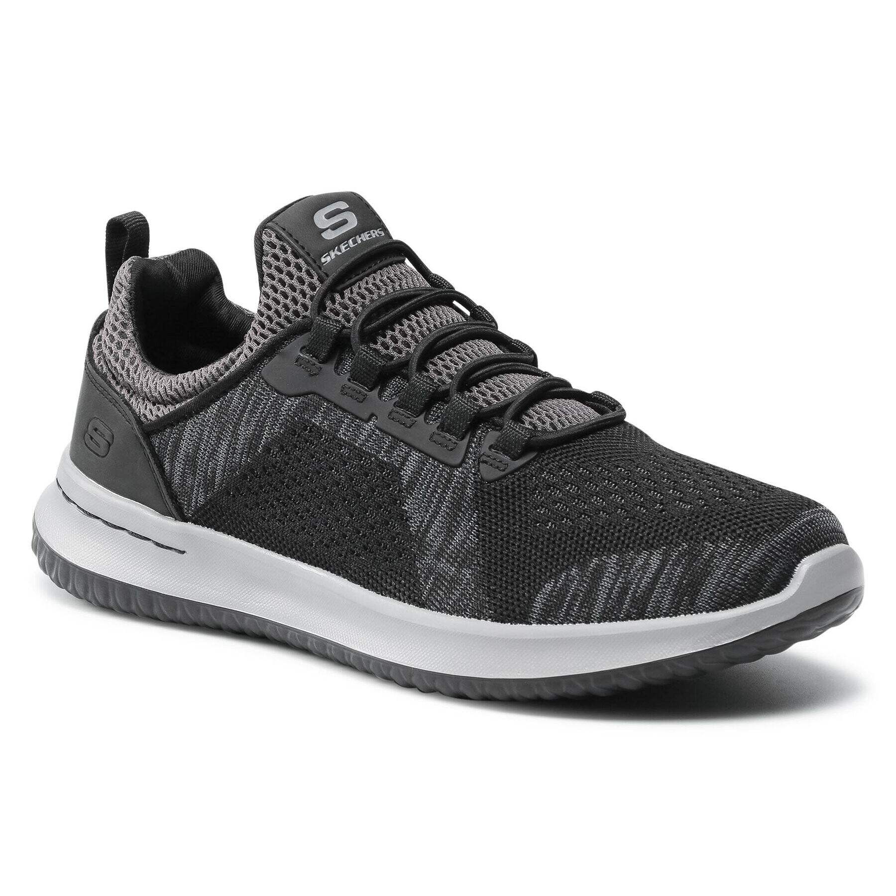 Skechers Sneakersy Brewton 65509/BKCC Černá - Pepit.cz