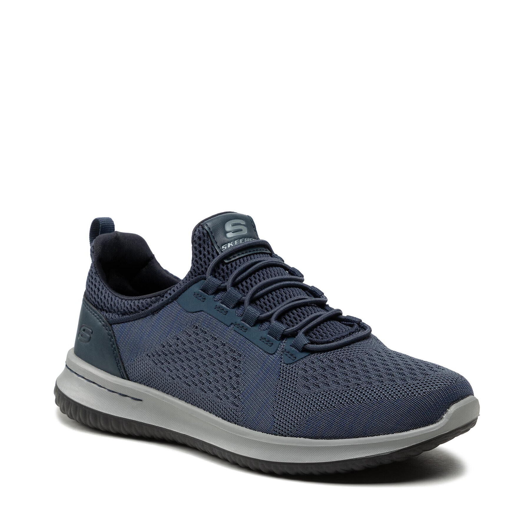 Skechers Sneakersy Brewton 65509/BLU Tmavomodrá - Pepit.cz