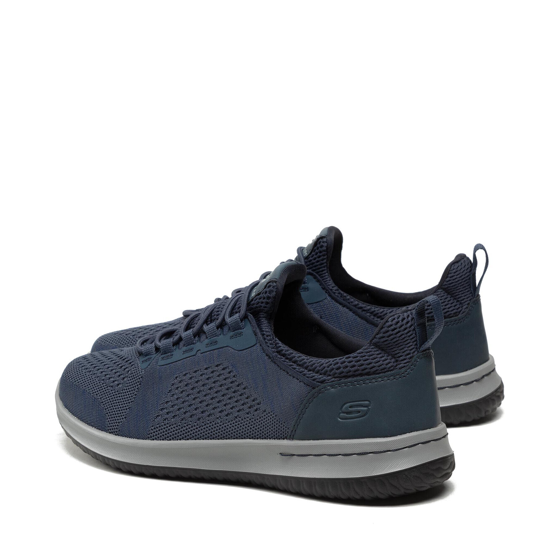 Skechers Sneakersy Brewton 65509/BLU Tmavomodrá - Pepit.cz