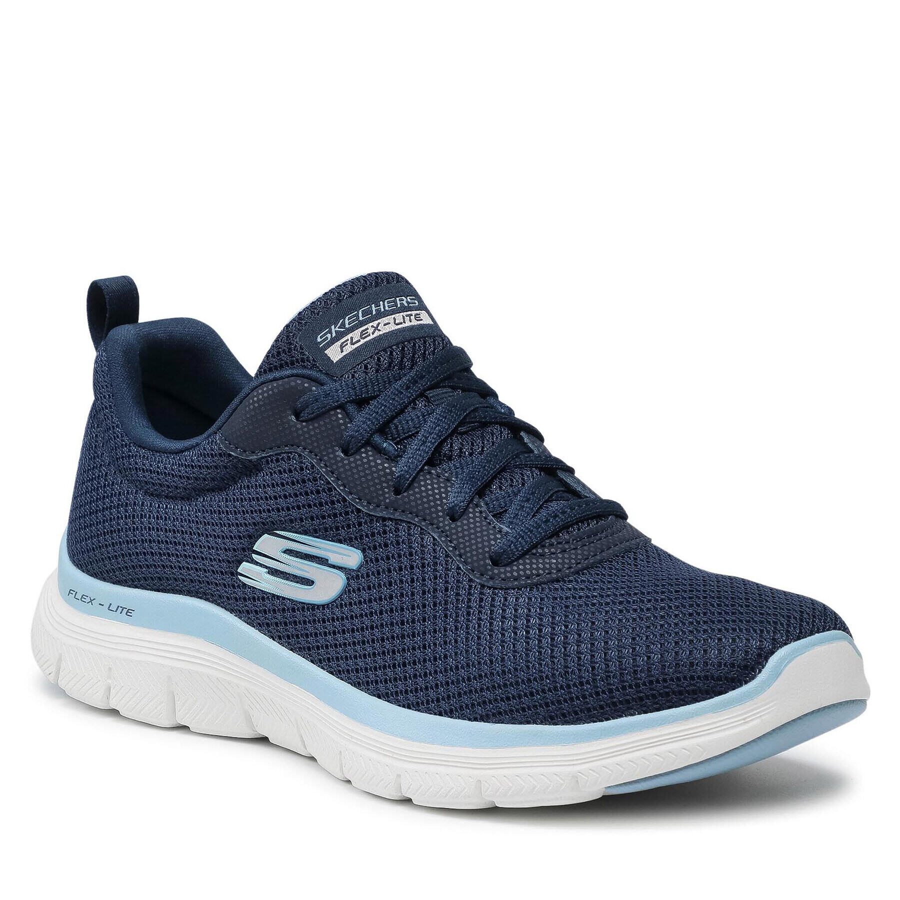 Skechers Sneakersy Brilliant View 149303/NVBL Tmavomodrá - Pepit.cz