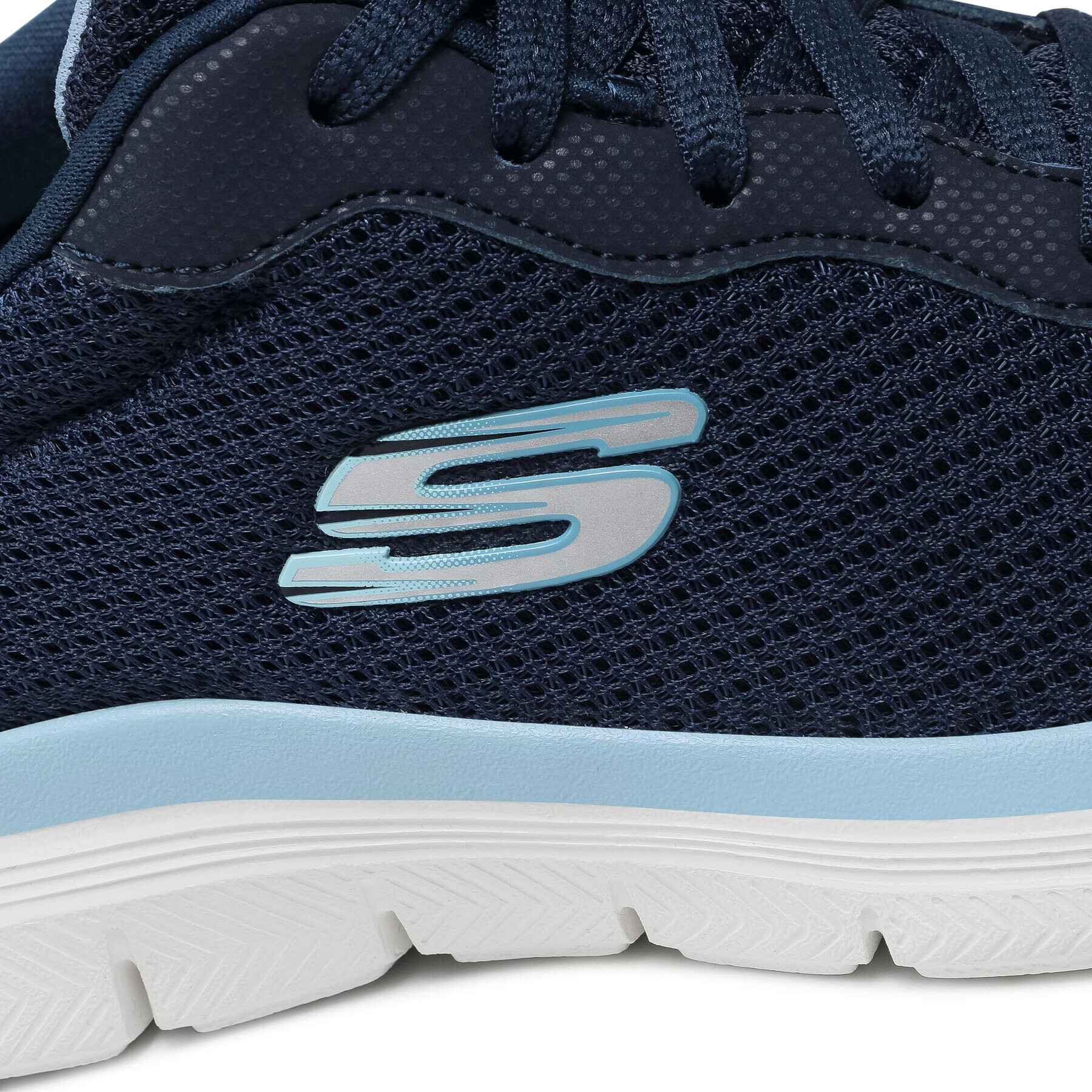 Skechers Sneakersy Brilliant View 149303/NVBL Tmavomodrá - Pepit.cz