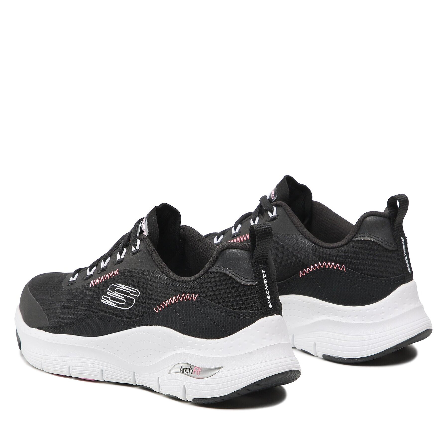 Skechers Sneakersy Cool Oasis 149719/BKWP Černá - Pepit.cz