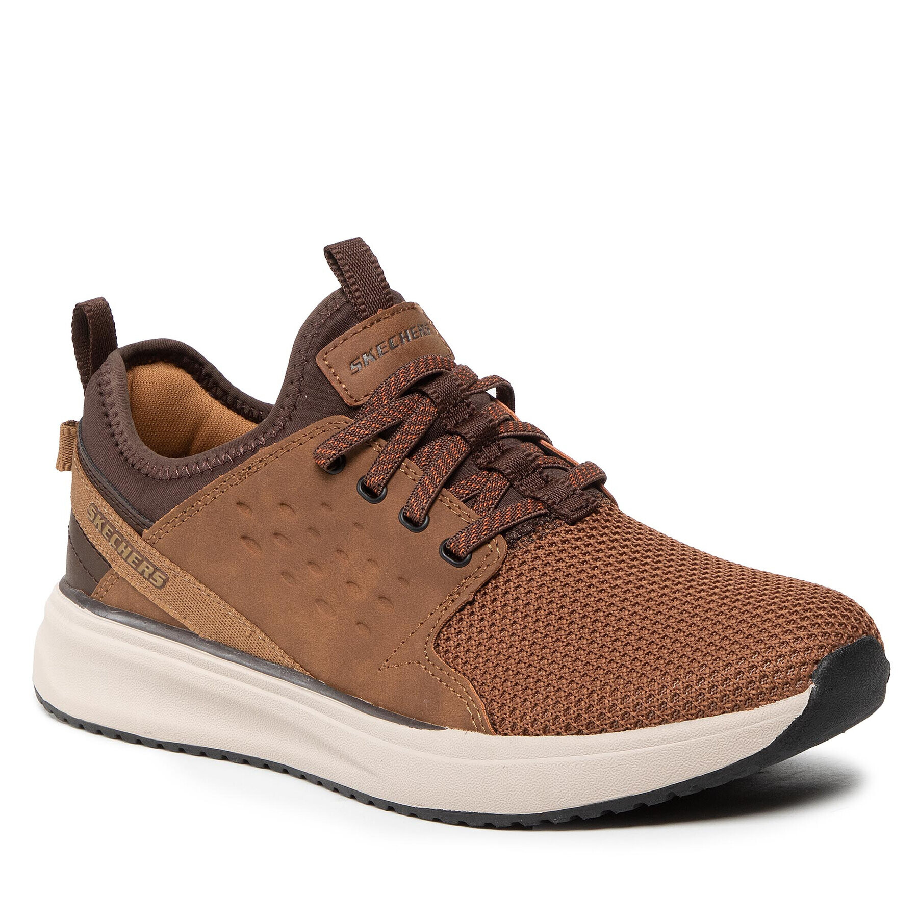 Skechers Sneakersy Crowder 210242/TAN Hnědá - Pepit.cz