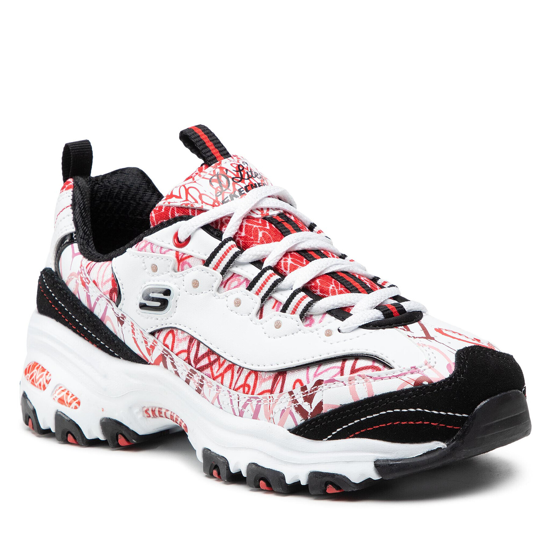 Skechers Sneakersy Cupid Charm 149504/WRBK Červená - Pepit.cz