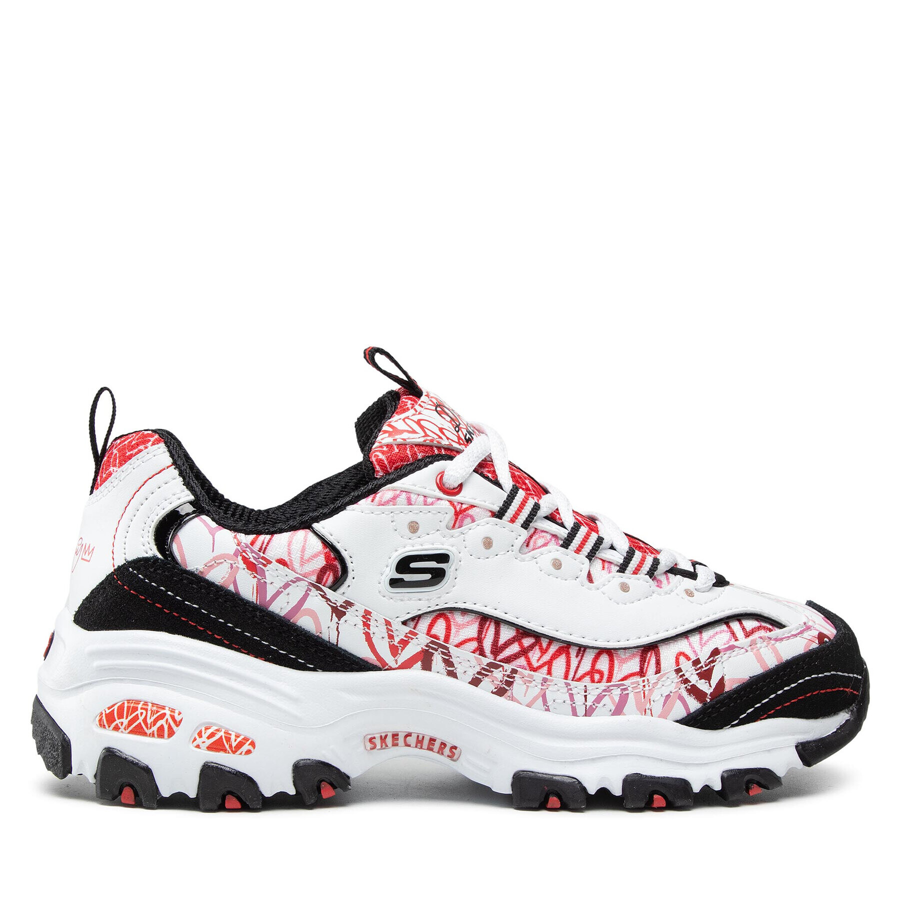 Skechers Sneakersy Cupid Charm 149504/WRBK Červená - Pepit.cz