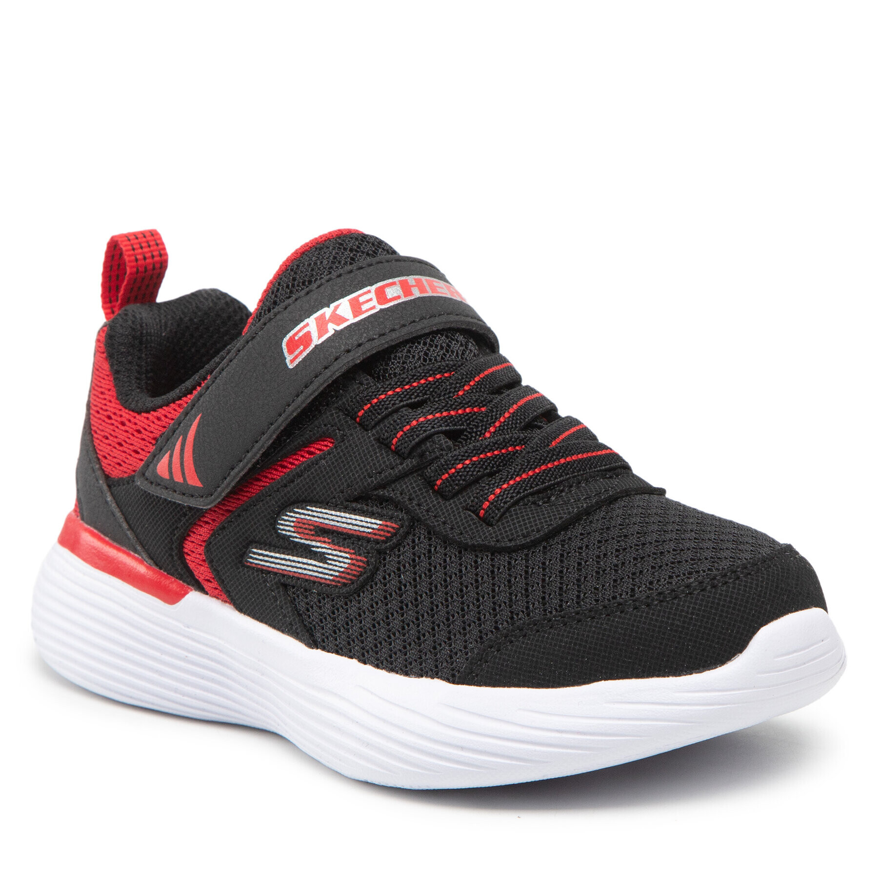 Skechers Sneakersy Darvix 405102L/BKRD Černá - Pepit.cz