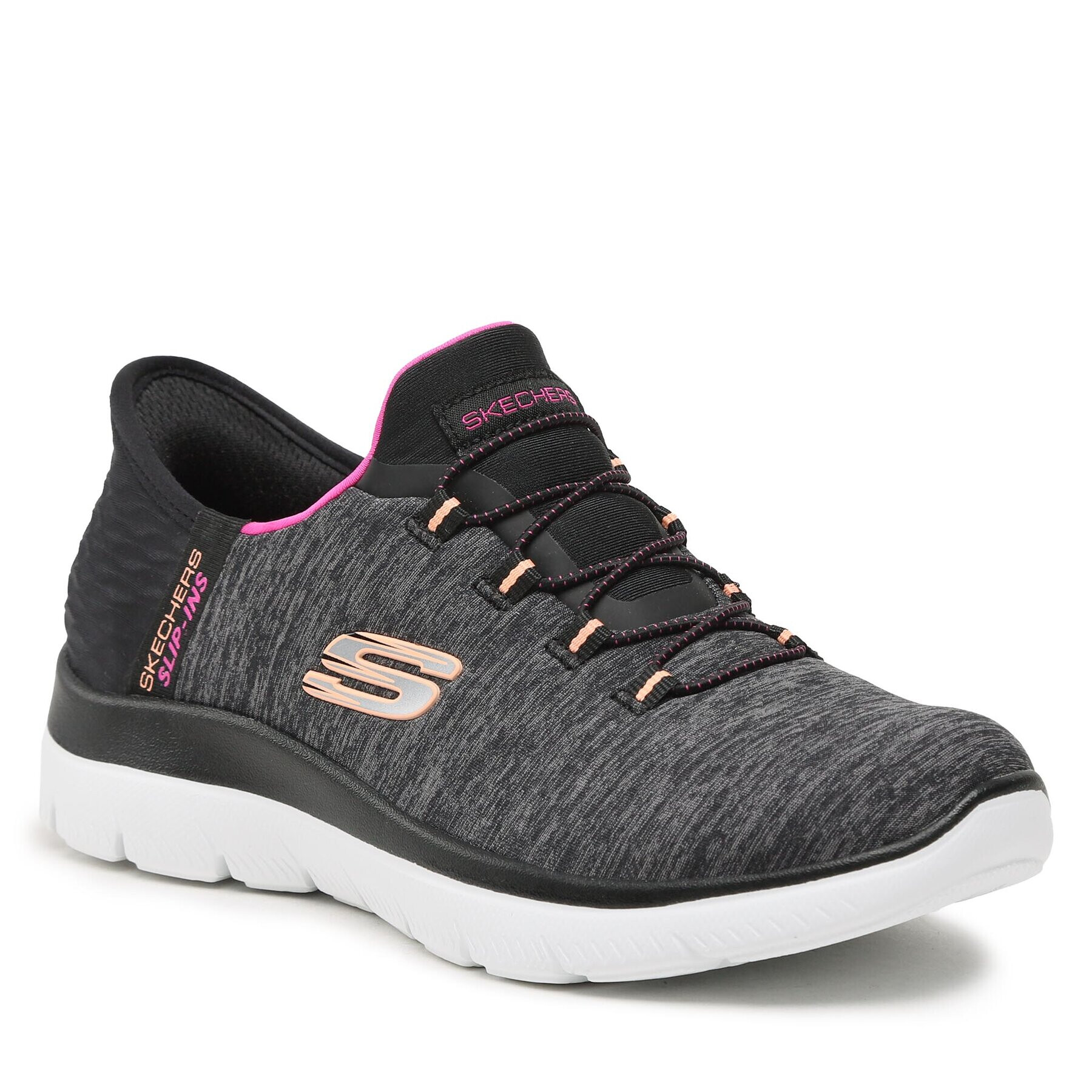 Skechers Sneakersy Dazzling Haze 149937/BKMT Černá - Pepit.cz