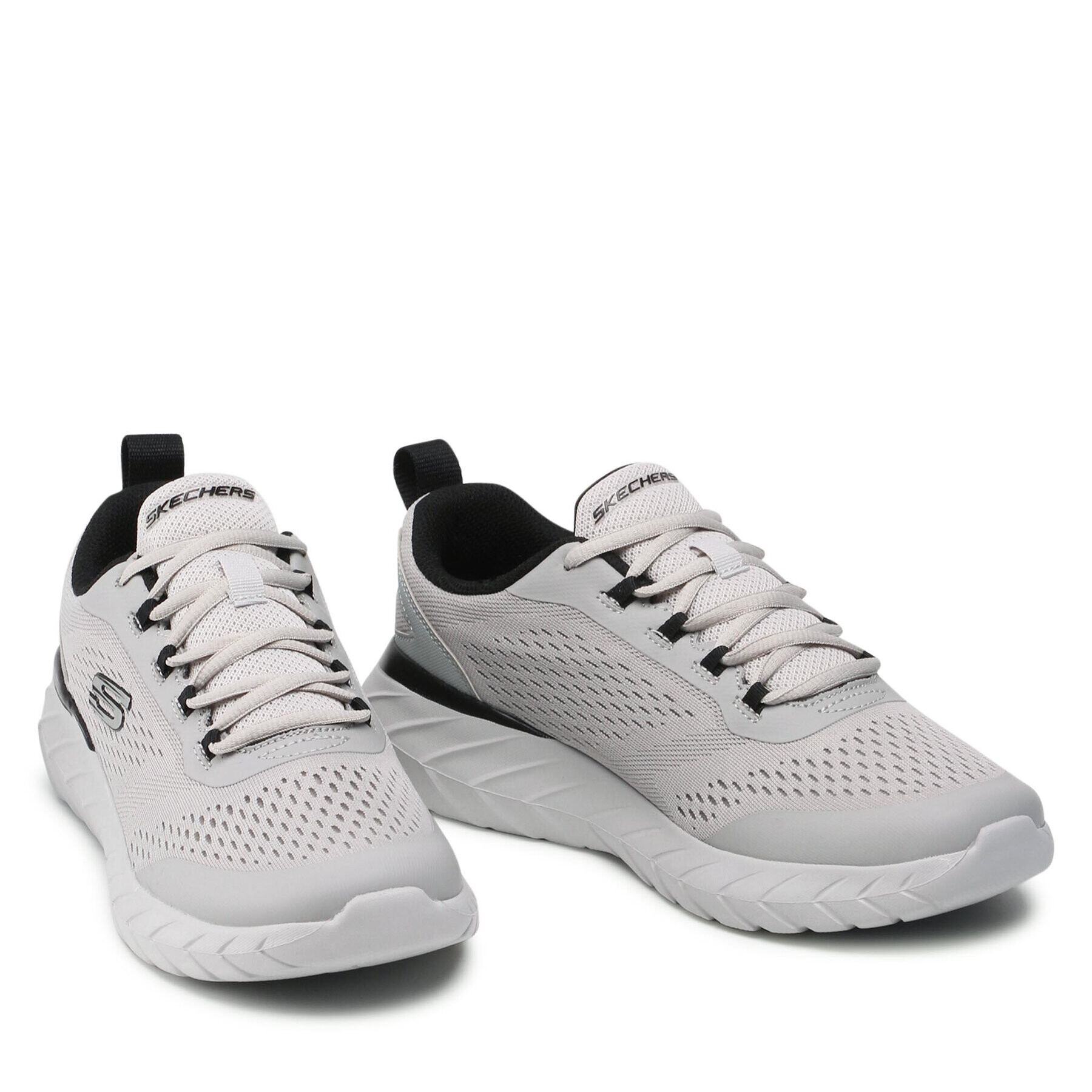 Skechers Sneakersy Decodus 232288/LGBK Šedá - Pepit.cz