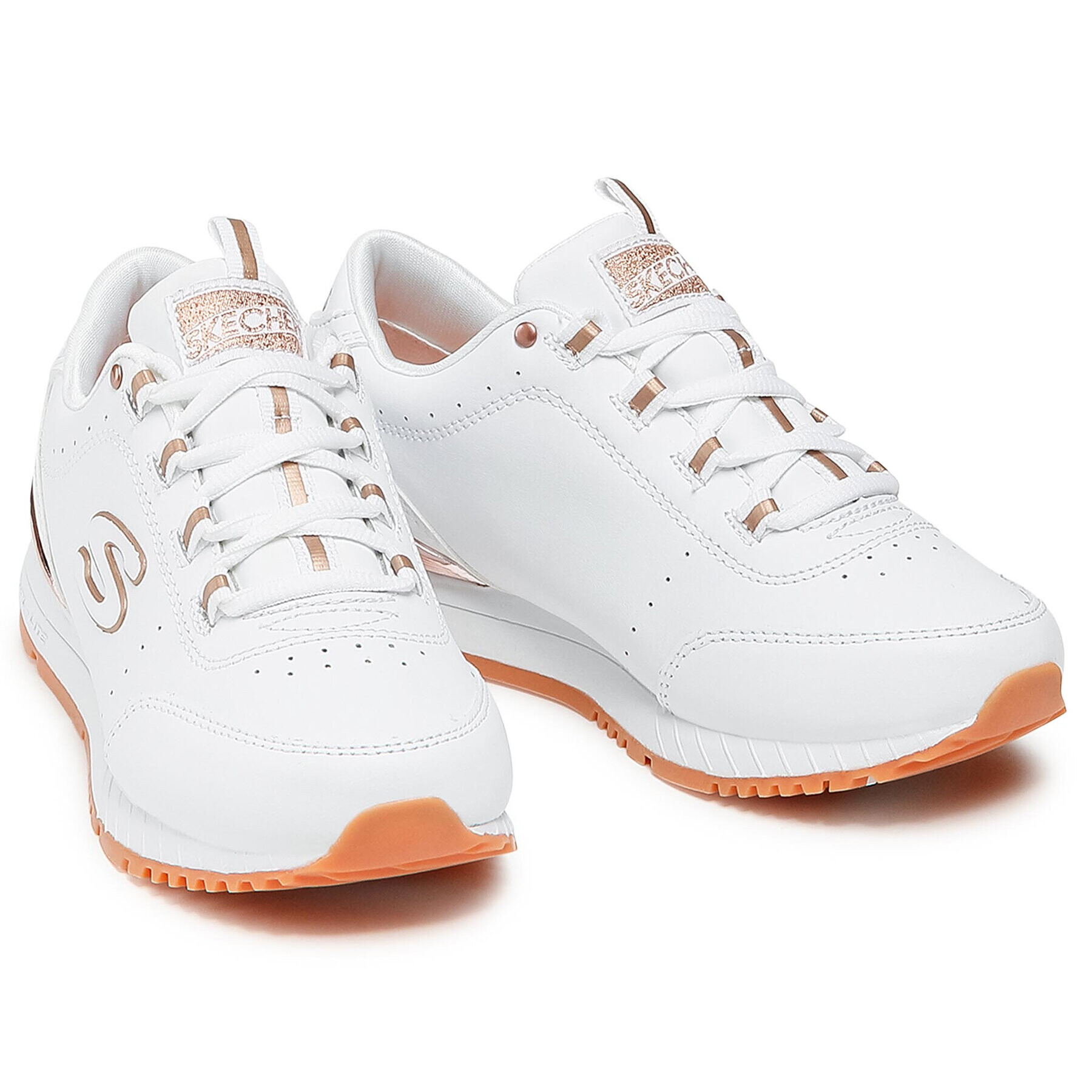 Skechers Sneakersy Delightfully Og 907/Wht Bílá - Pepit.cz