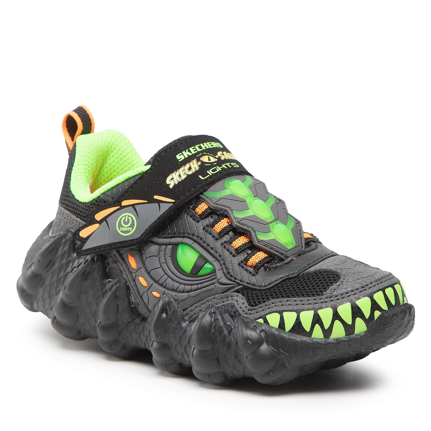 Skechers Sneakersy Dino-Tracker 400112L/BKLM Šedá - Pepit.cz