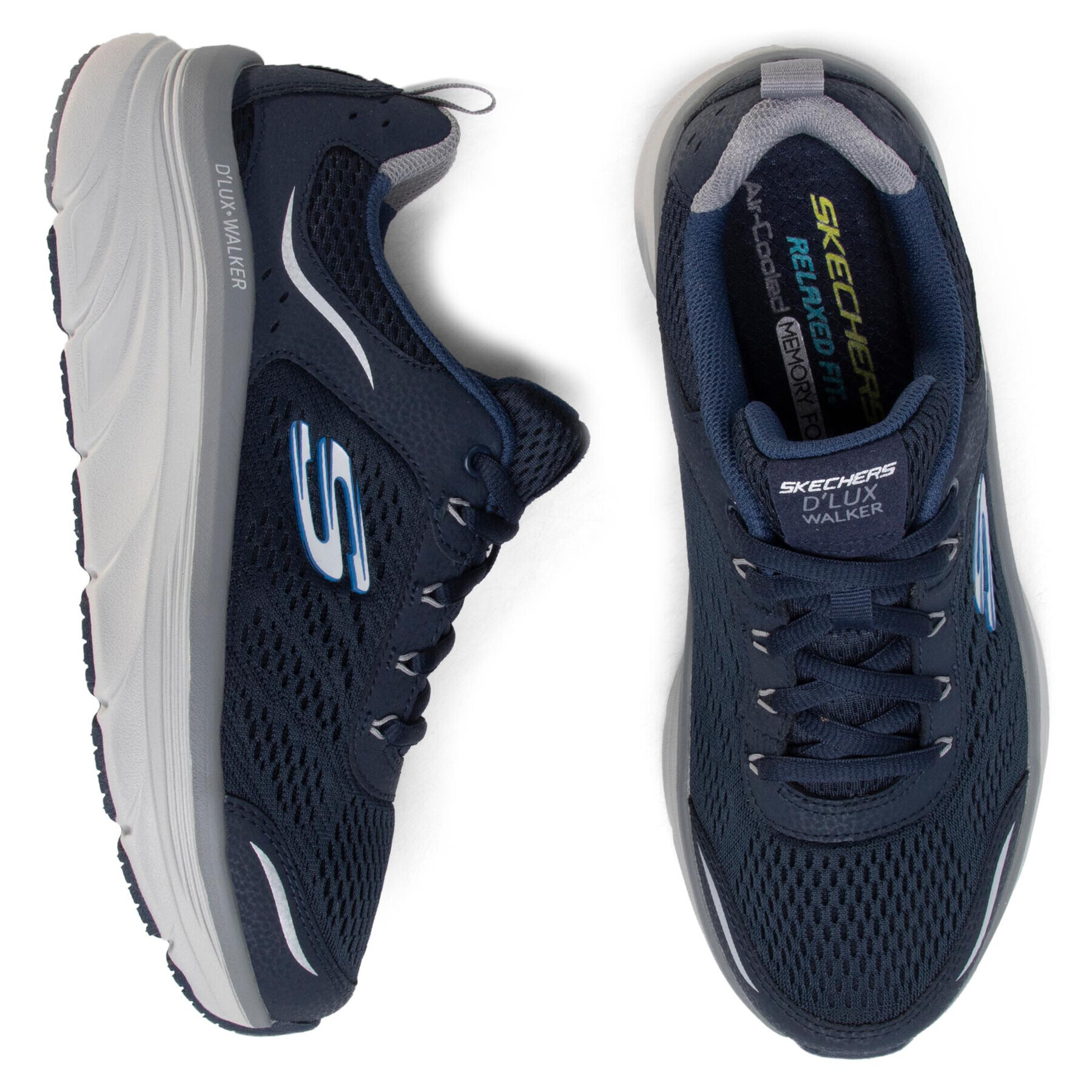 Skechers Sneakersy D'Lux Walker 232044/NVGY Tmavomodrá - Pepit.cz