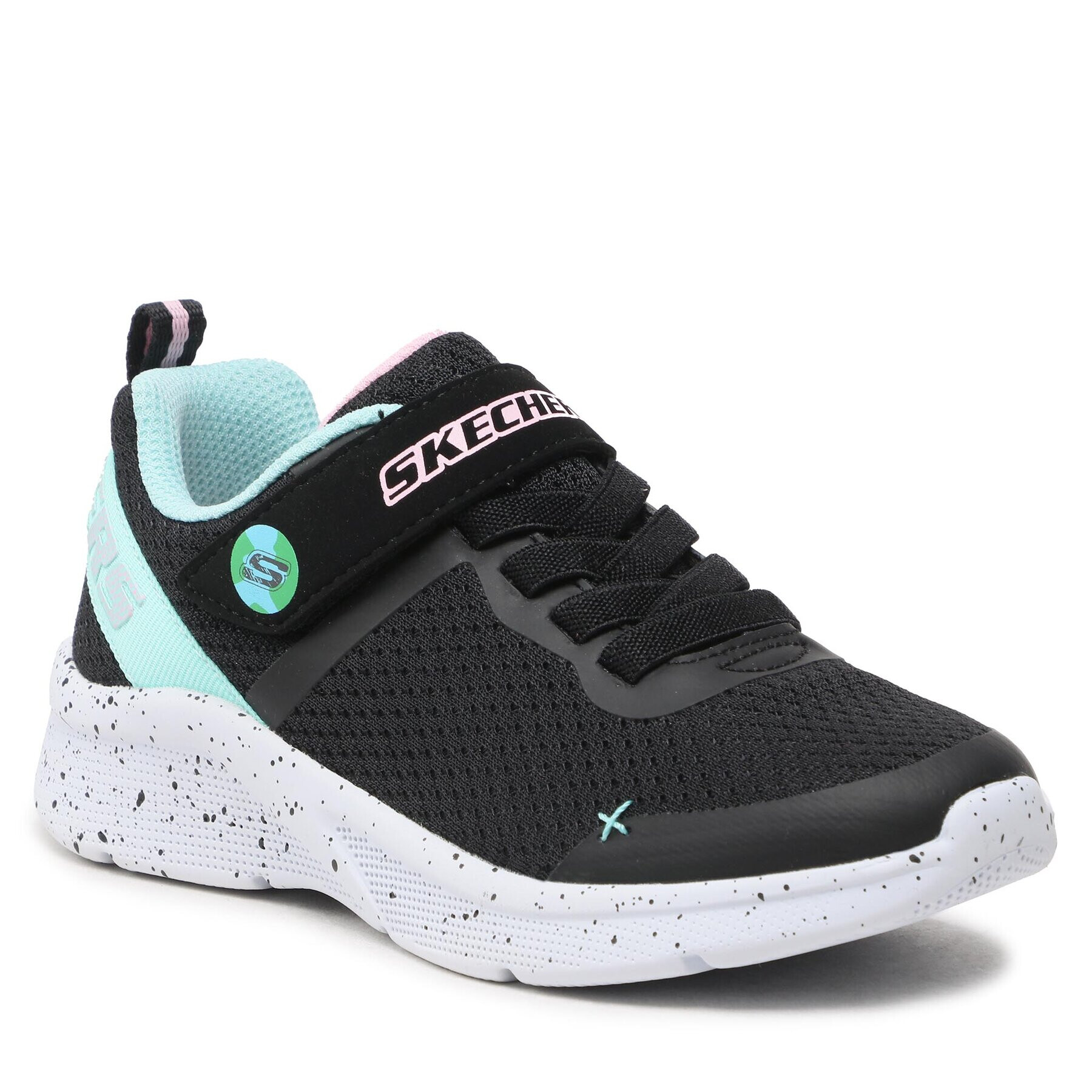 Skechers Sneakersy Eco Fun 302488L/BKAQ Černá - Pepit.cz