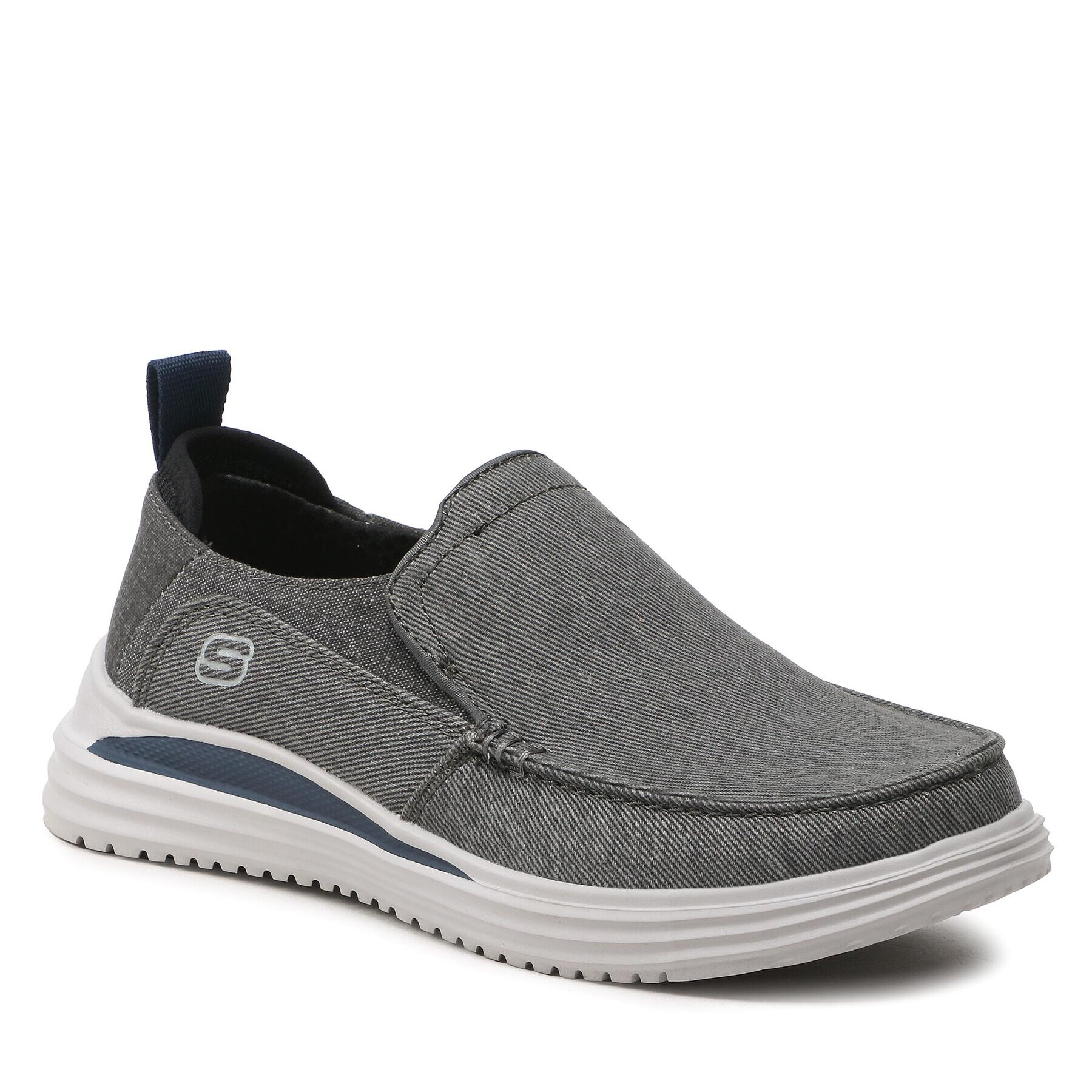 Skechers Sneakersy Evers 204472/CHAR Šedá - Pepit.cz