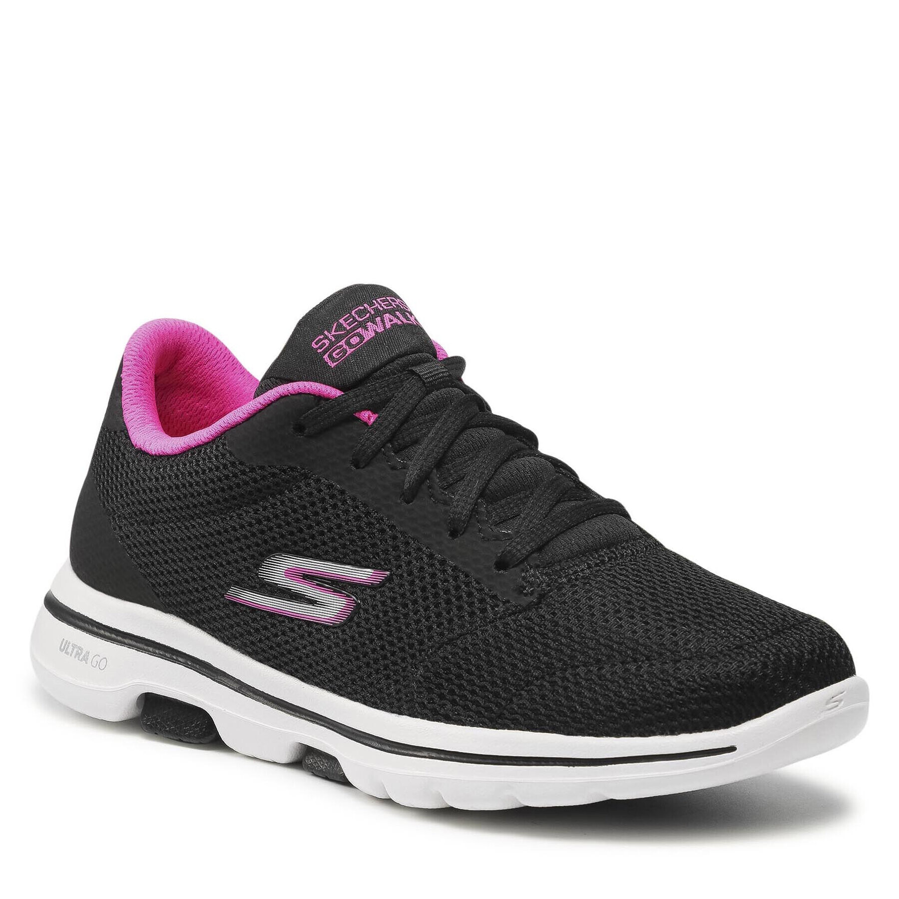 Skechers Sneakersy Faith 124155/BKHP Černá - Pepit.cz