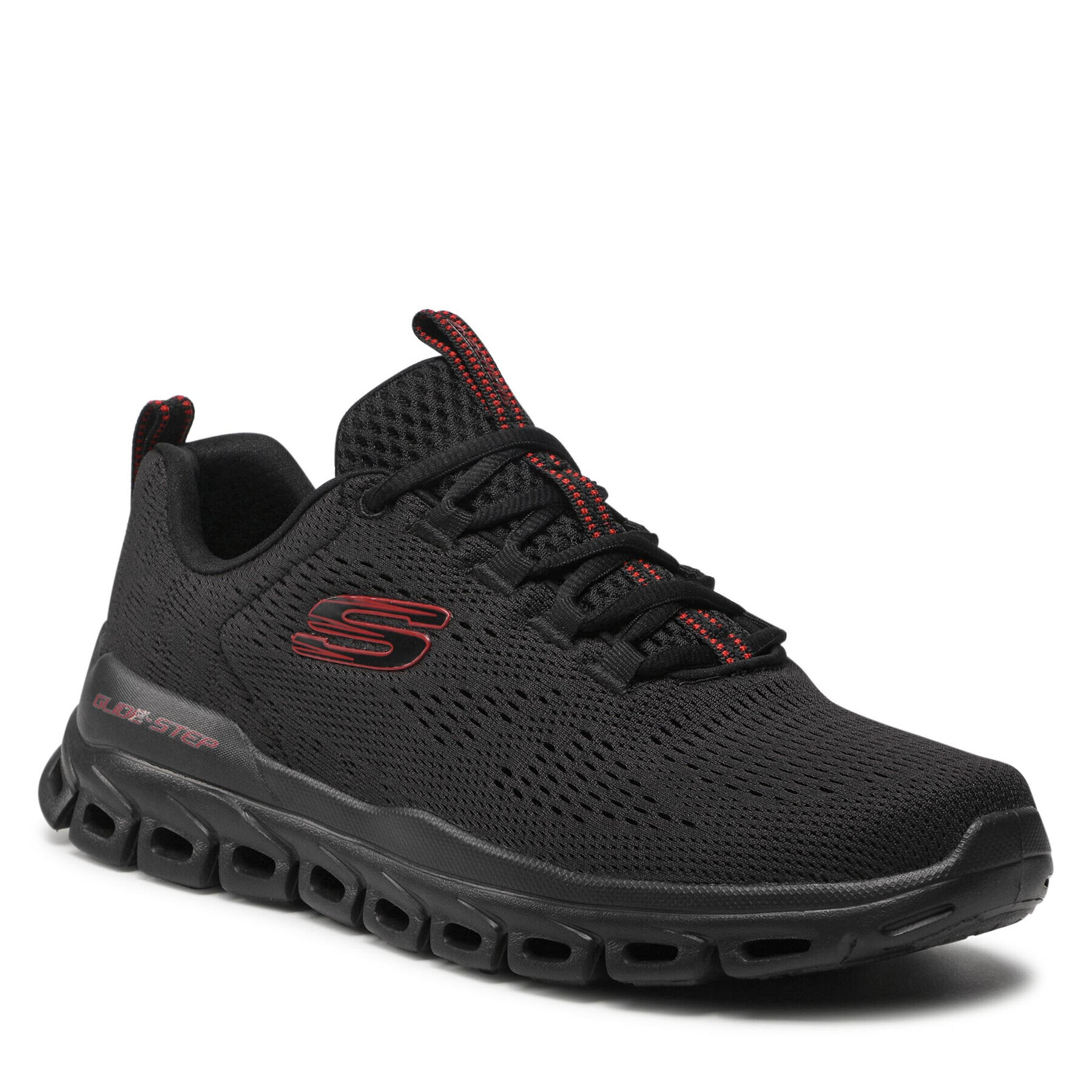 Skechers Sneakersy Fasten Up 232136/BBK Černá - Pepit.cz