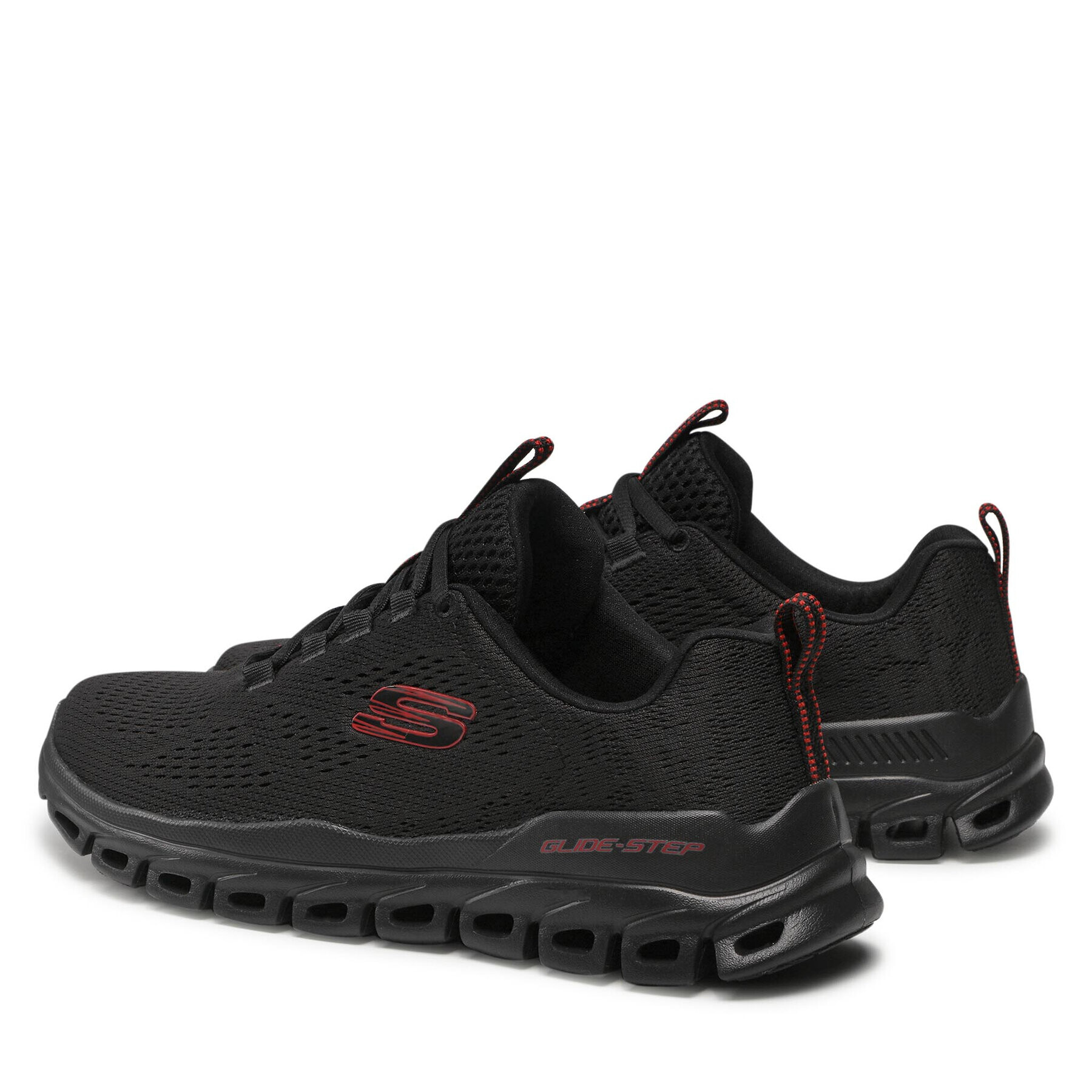 Skechers Sneakersy Fasten Up 232136/BBK Černá - Pepit.cz