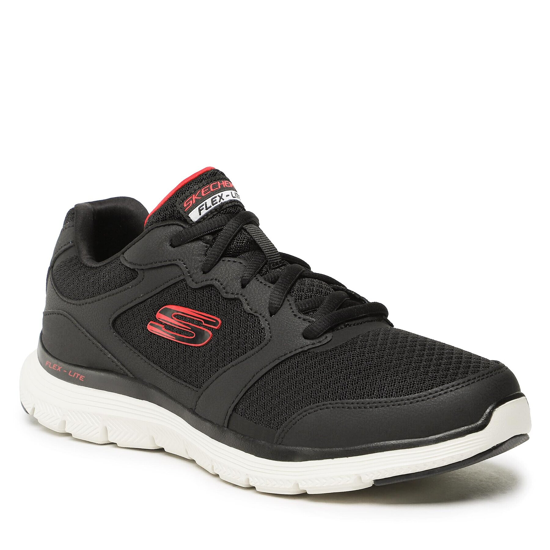 Skechers Sneakersy Flex Advantage 4.0 232225/BKRD Černá - Pepit.cz