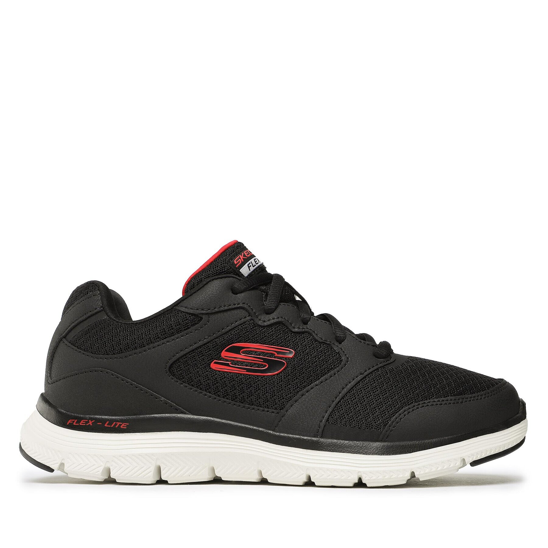 Skechers Sneakersy Flex Advantage 4.0 232225/BKRD Černá - Pepit.cz